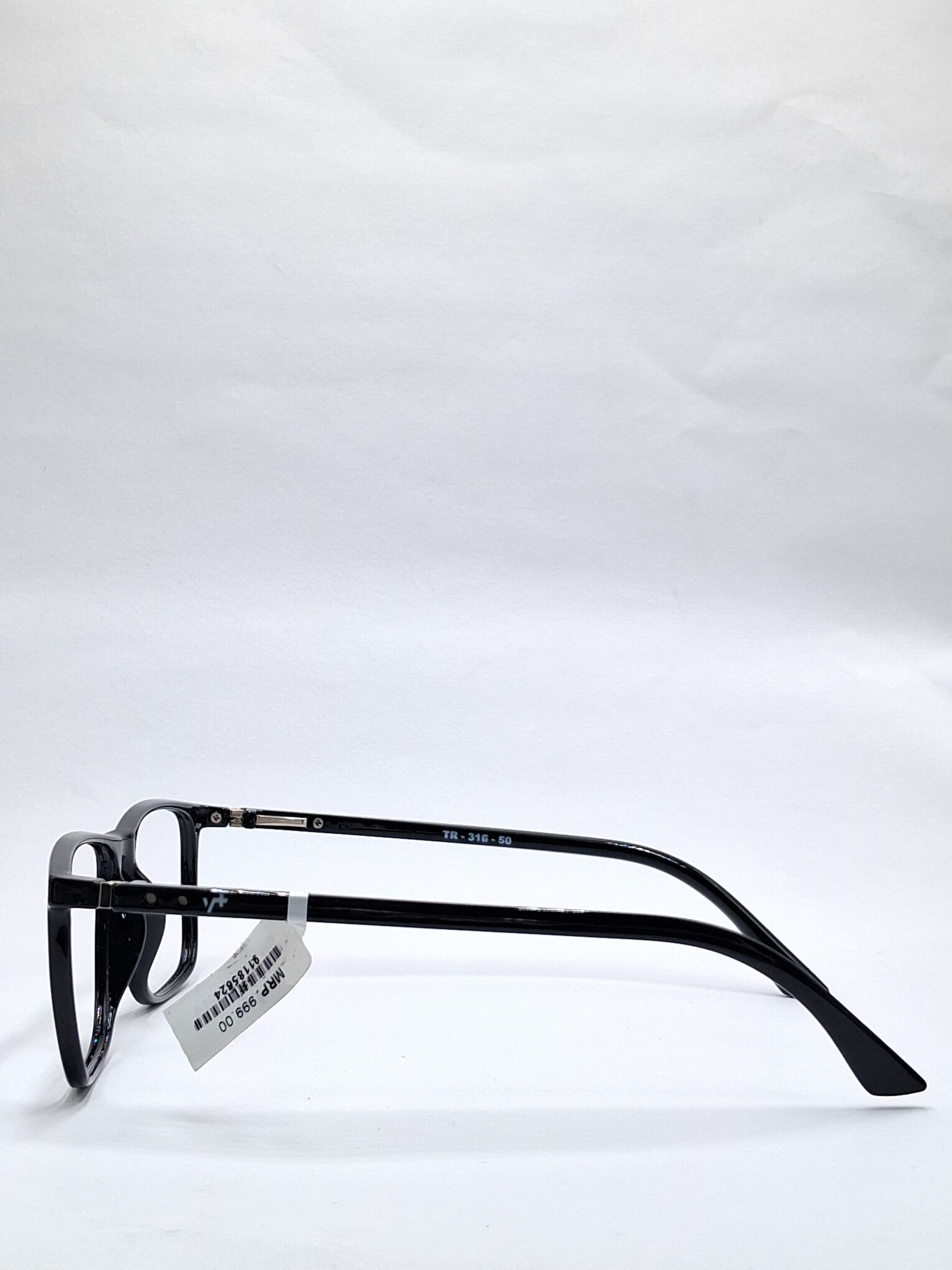vision plus glossy black frame