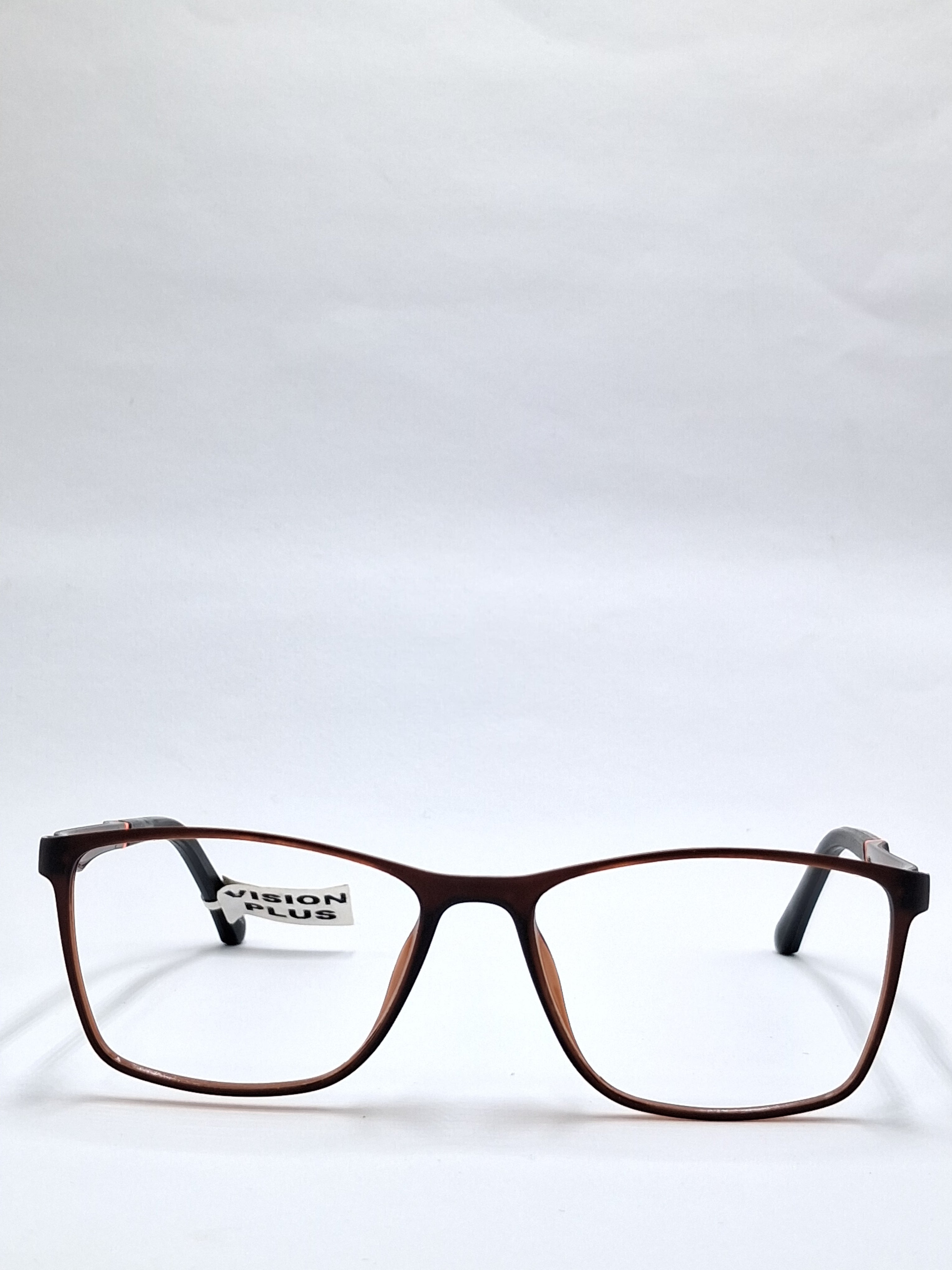vision plus matte crystal brown frame