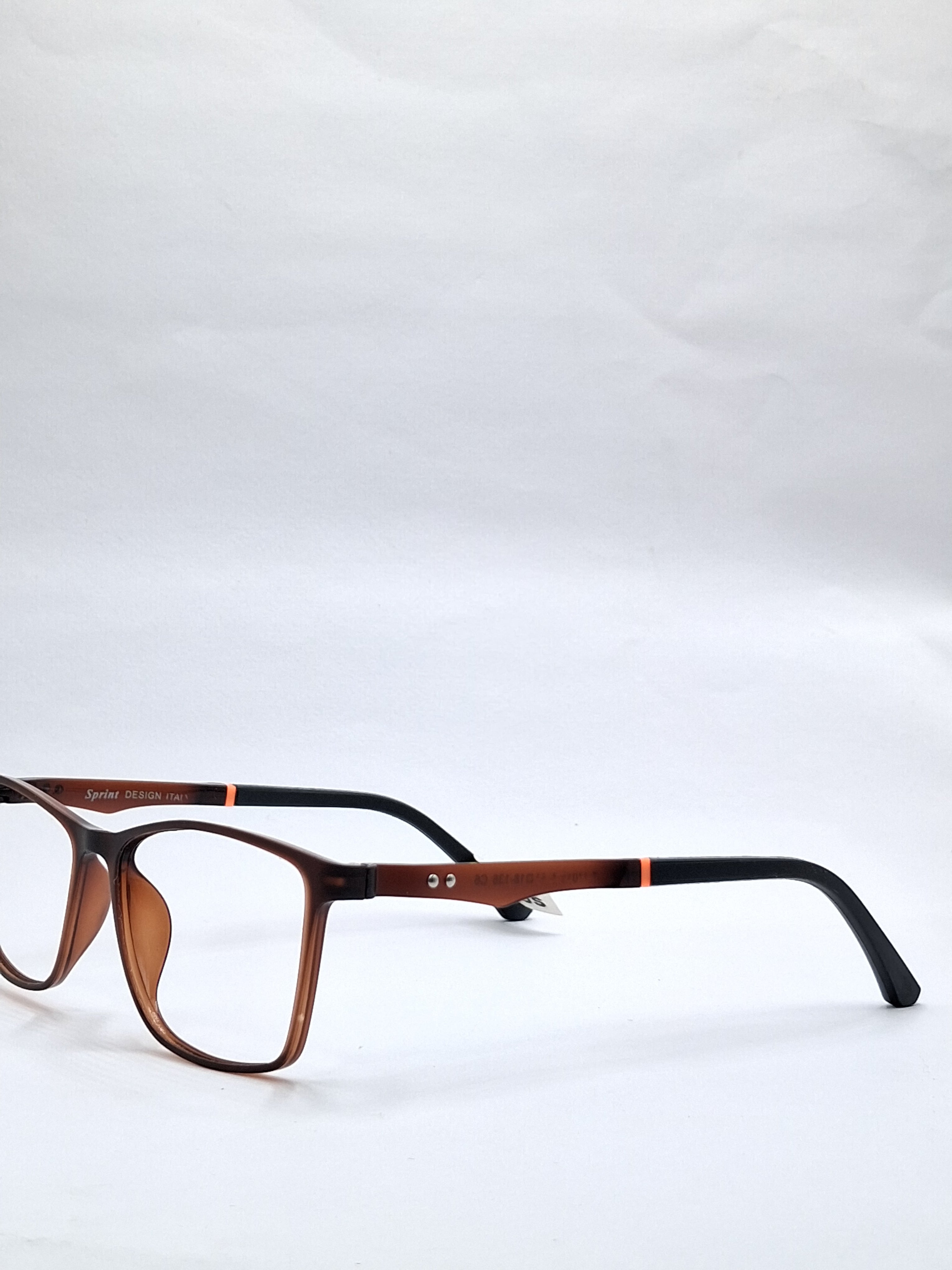vision plus matte crystal brown frame