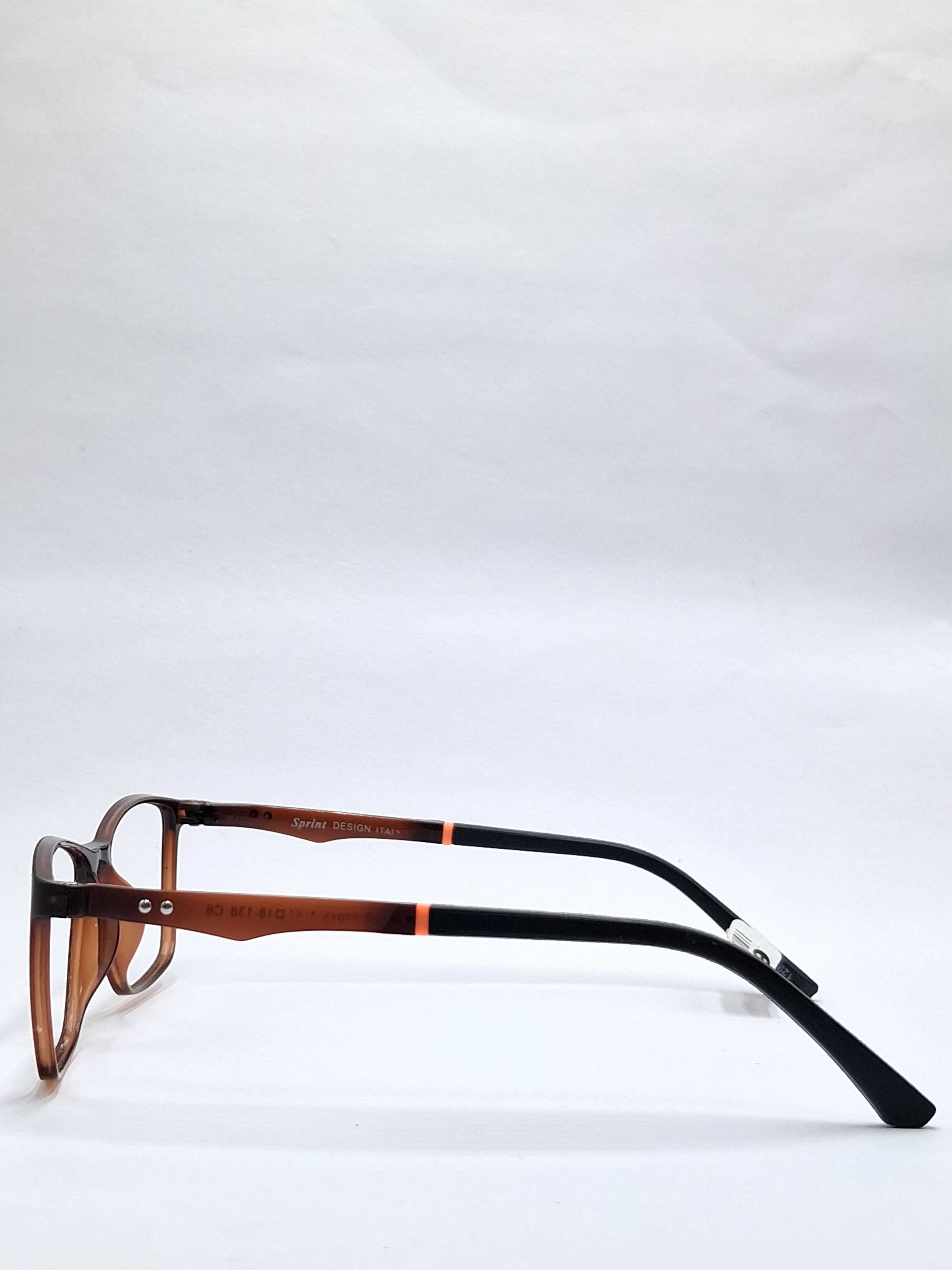 vision plus matte crystal brown frame