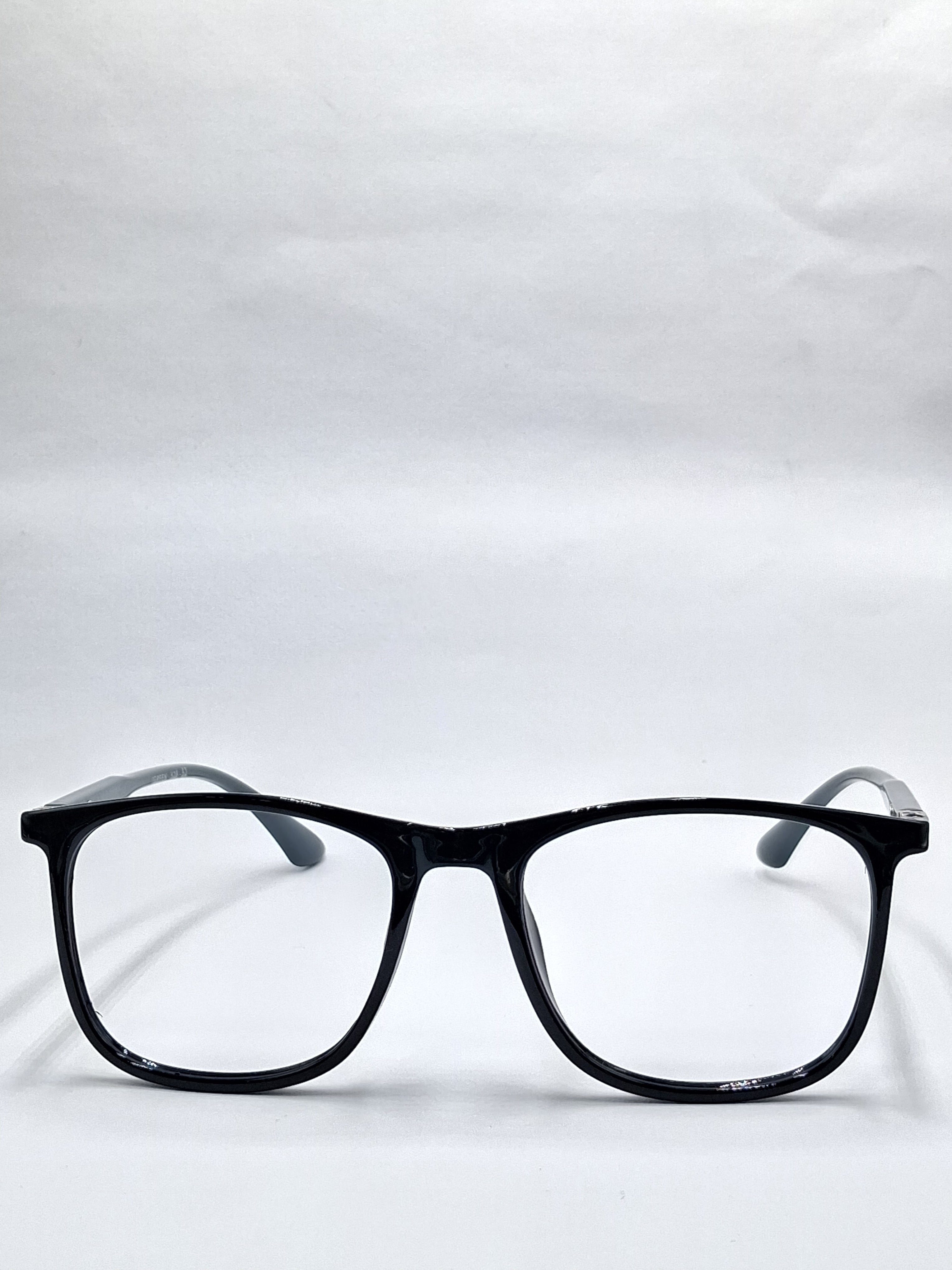 vision plus glossy black and gray stick frame