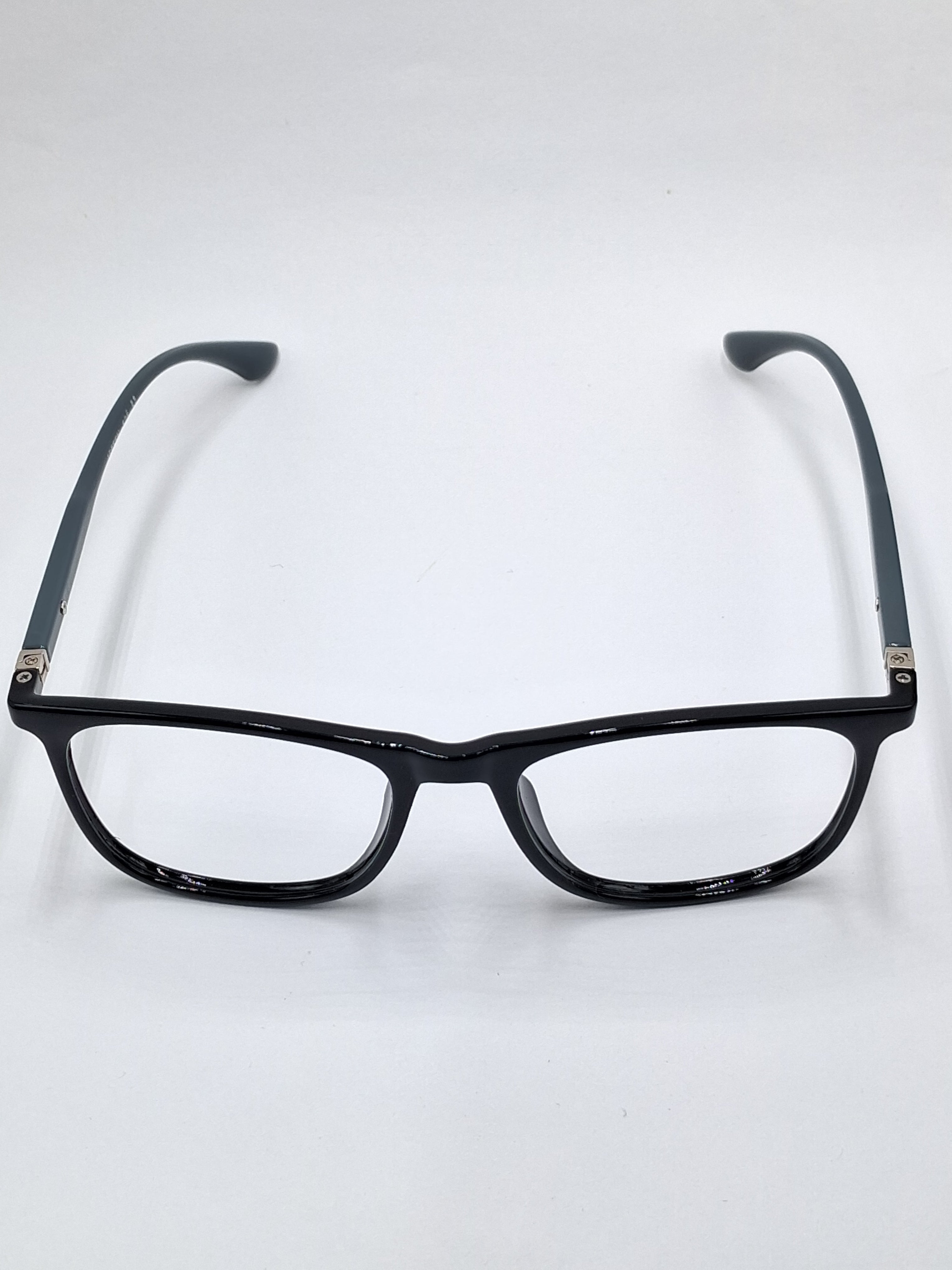 vision plus glossy black and gray stick frame