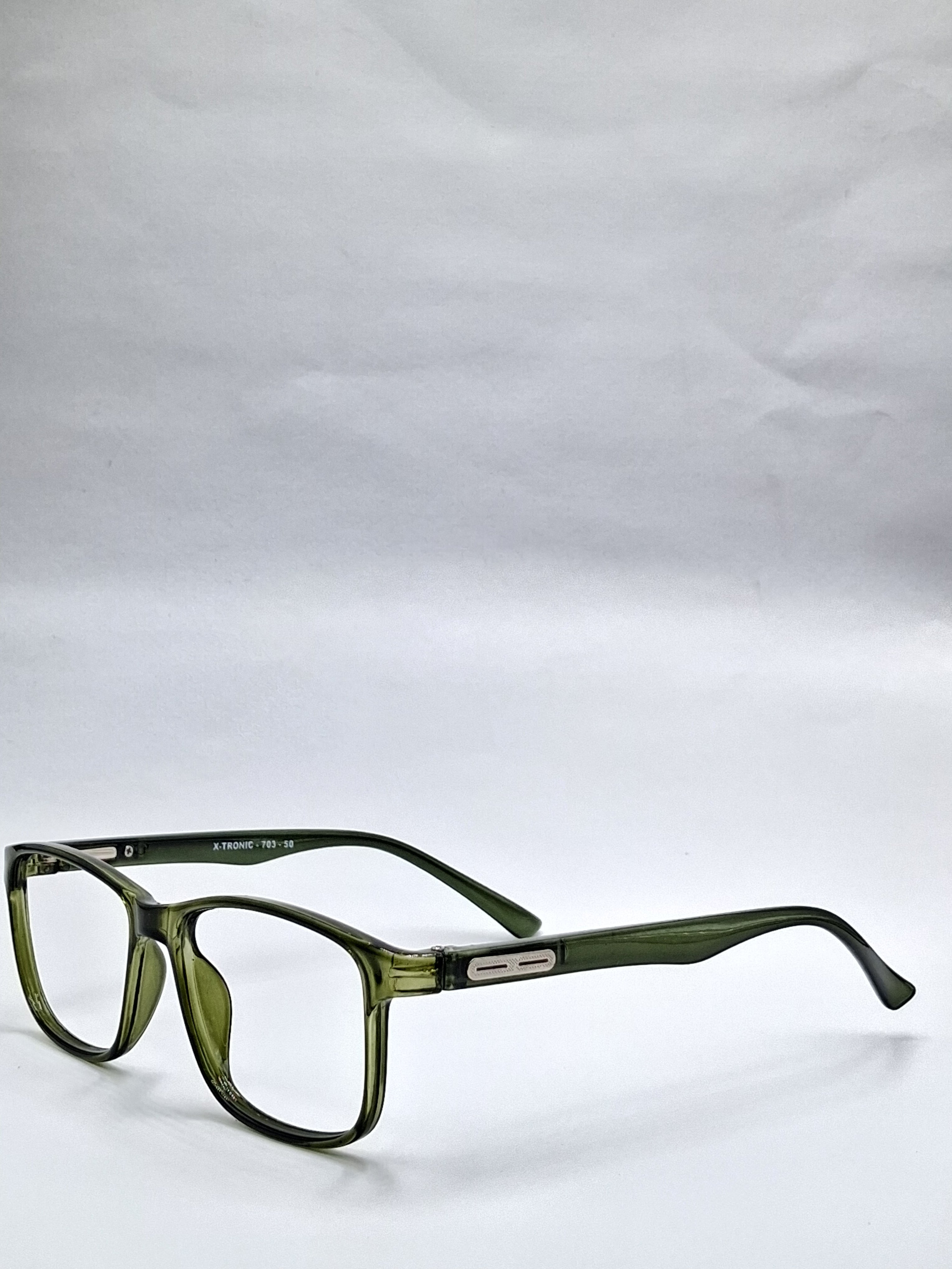 vision plus crystal olive green frame