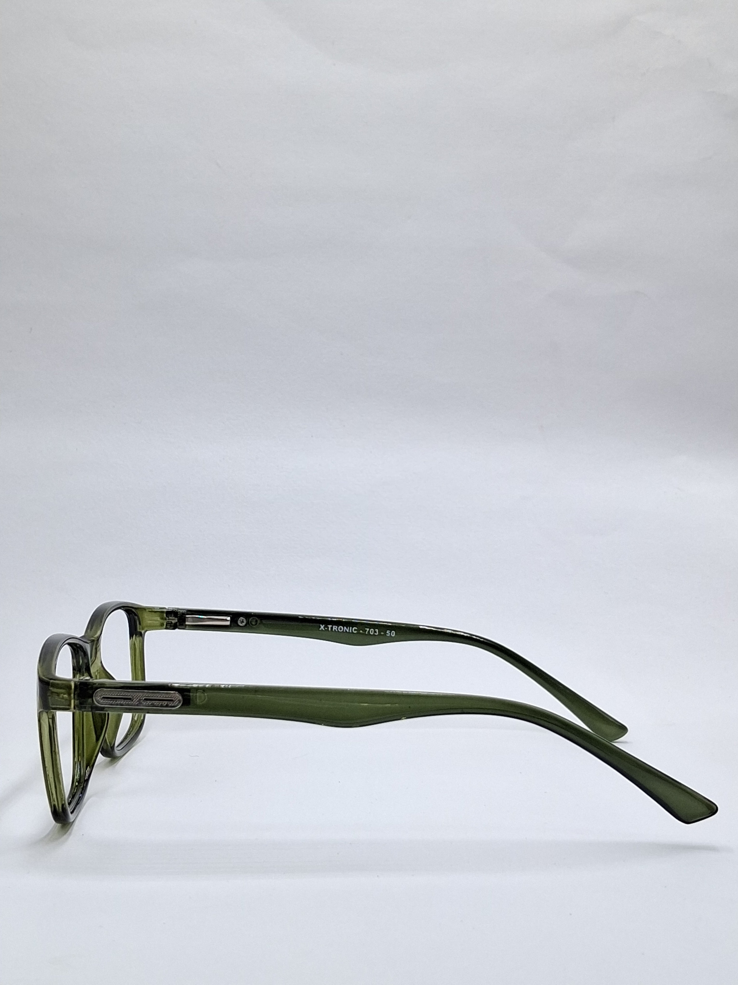 vision plus crystal olive green frame
