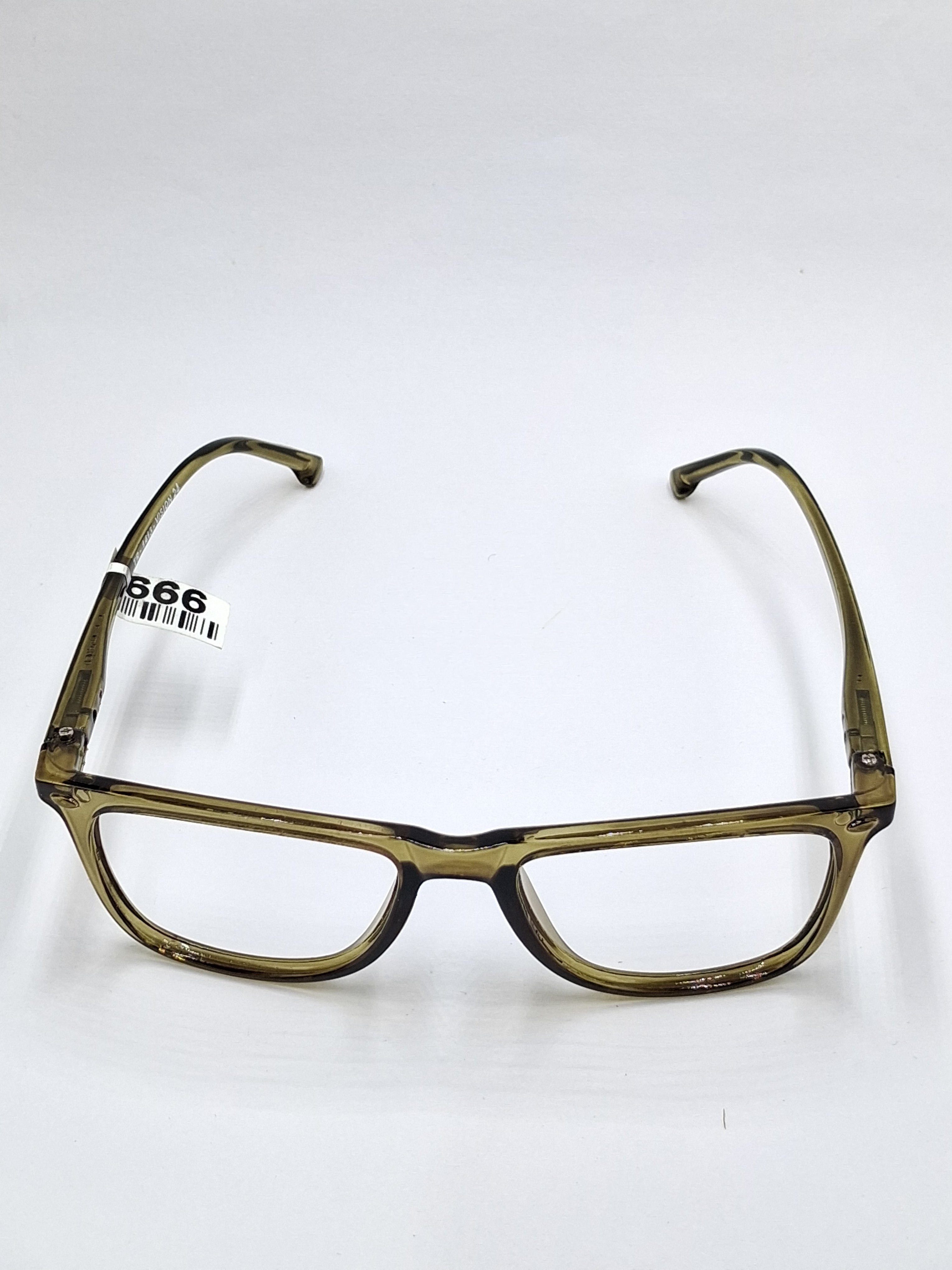 vision plus crystal olive green frame