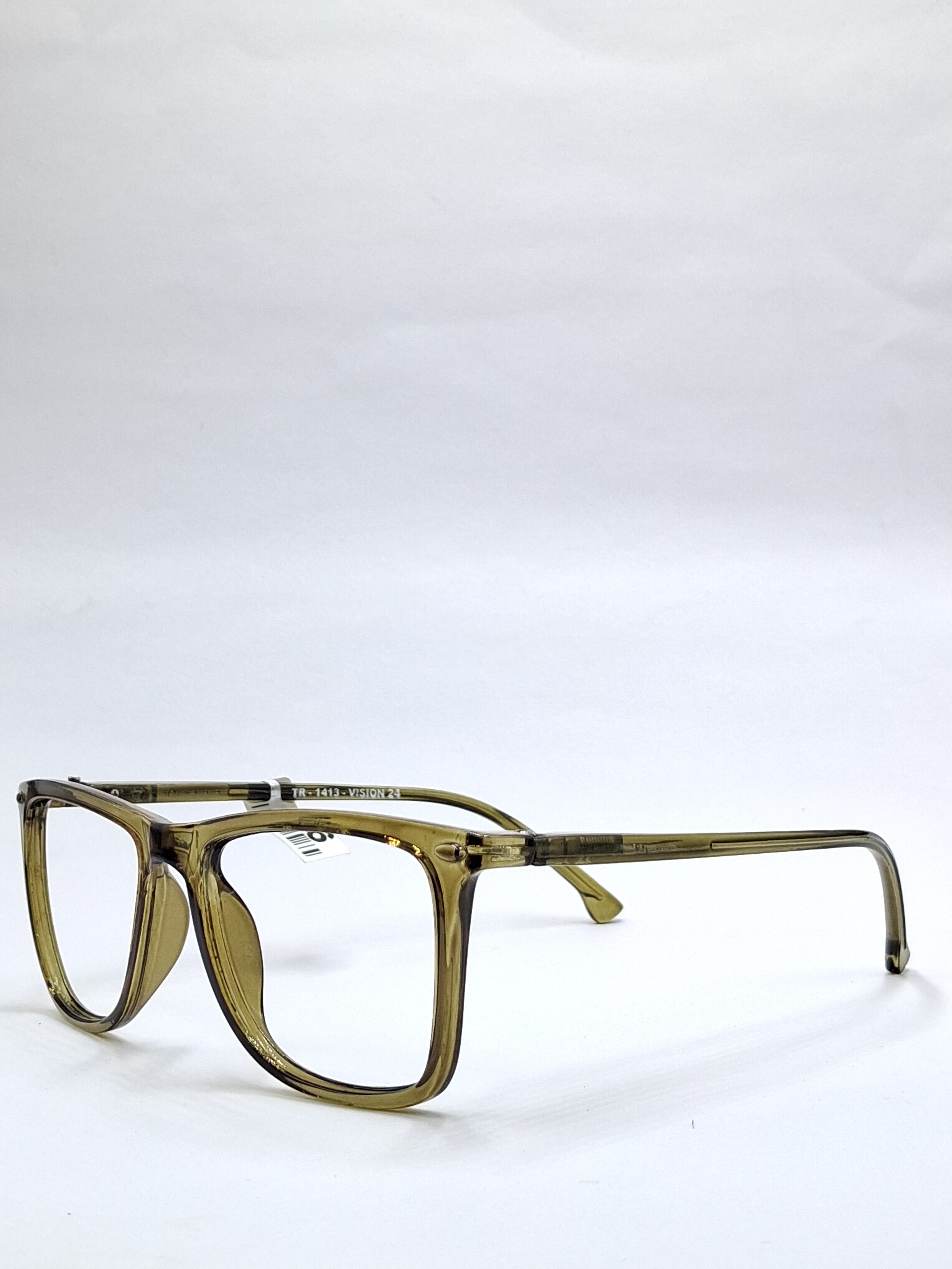 vision plus crystal olive green frame