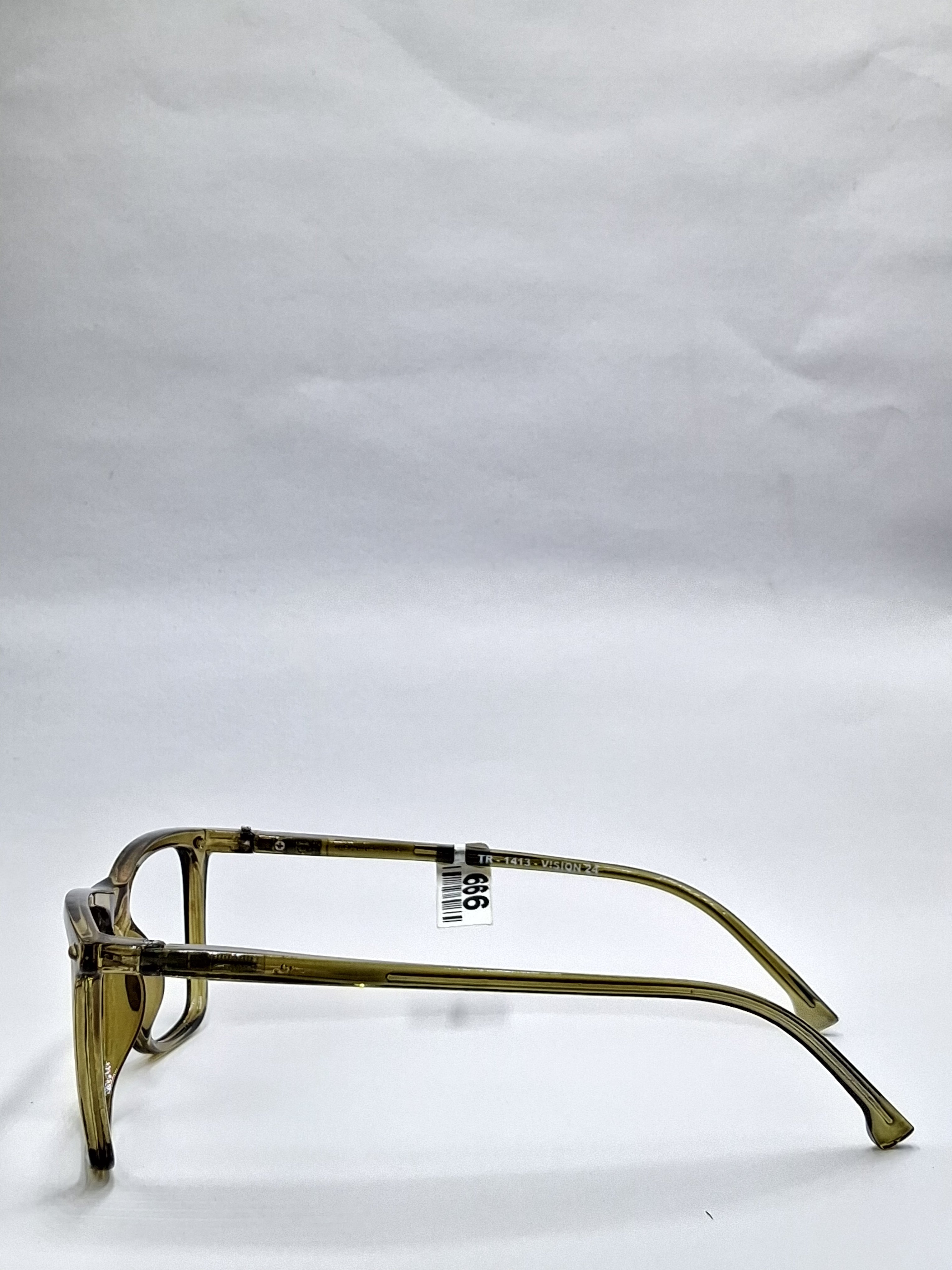 vision plus crystal olive green frame