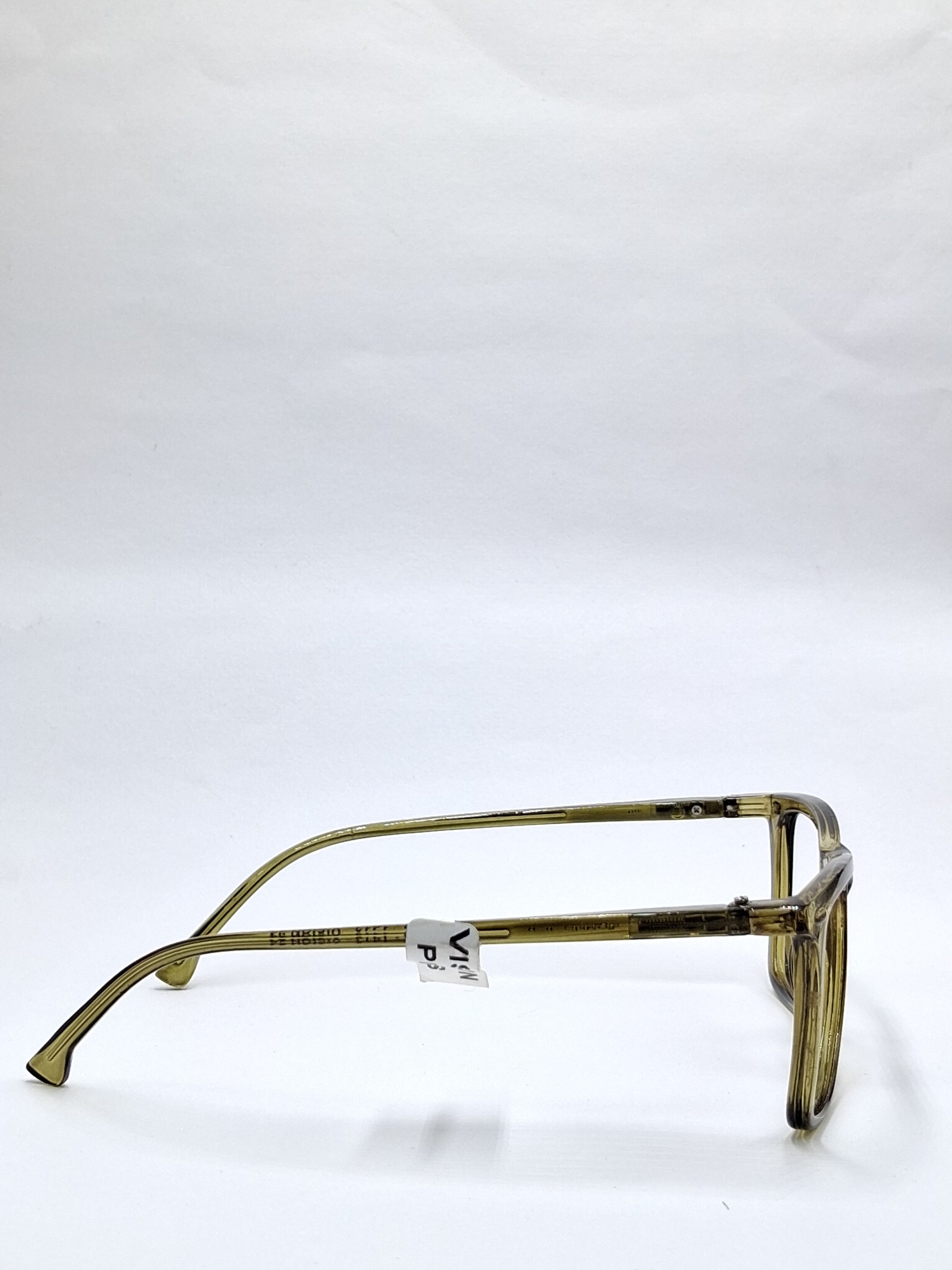 vision plus crystal olive green frame