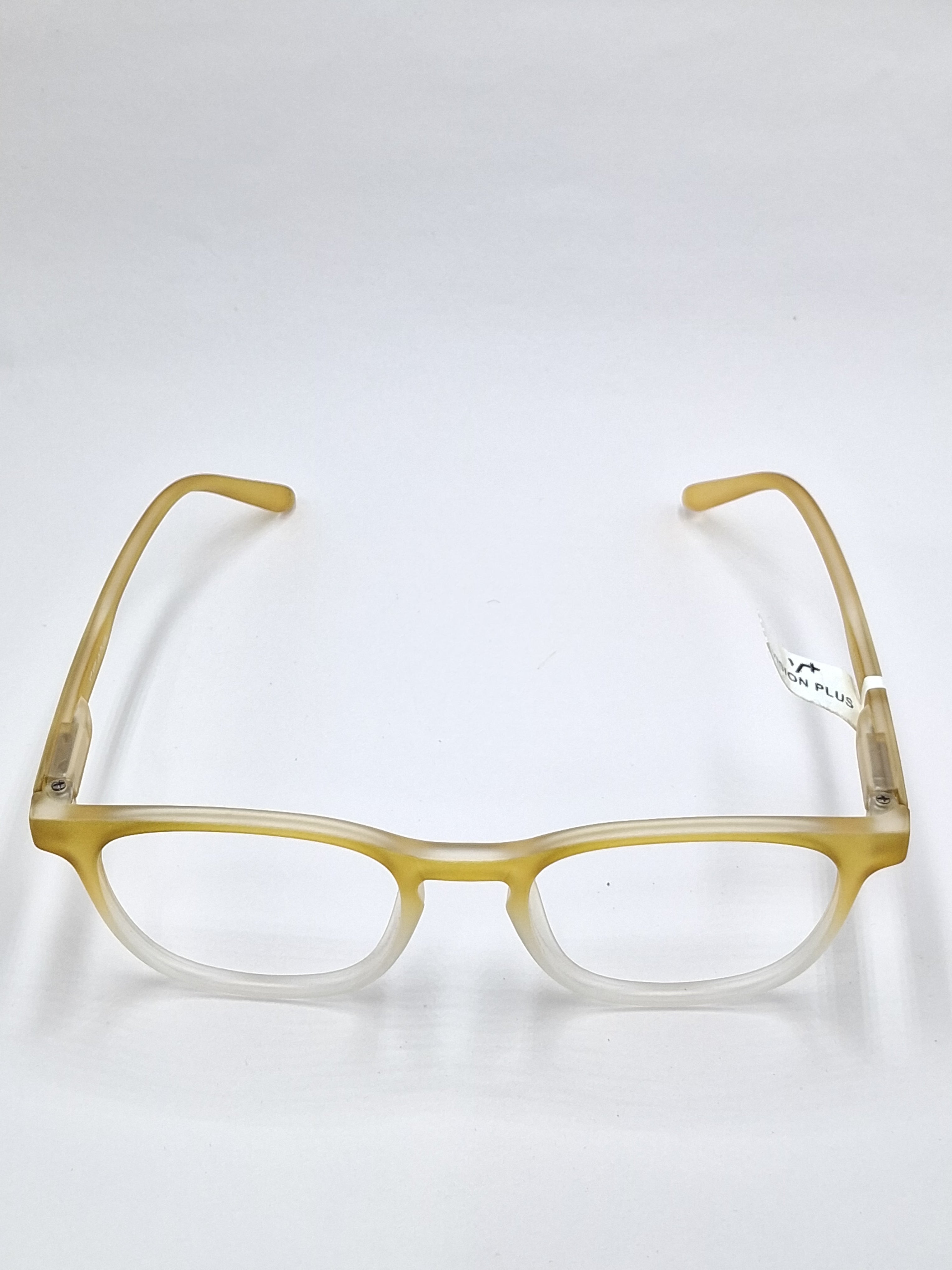 vision plus duale tone matte yellow with white frame