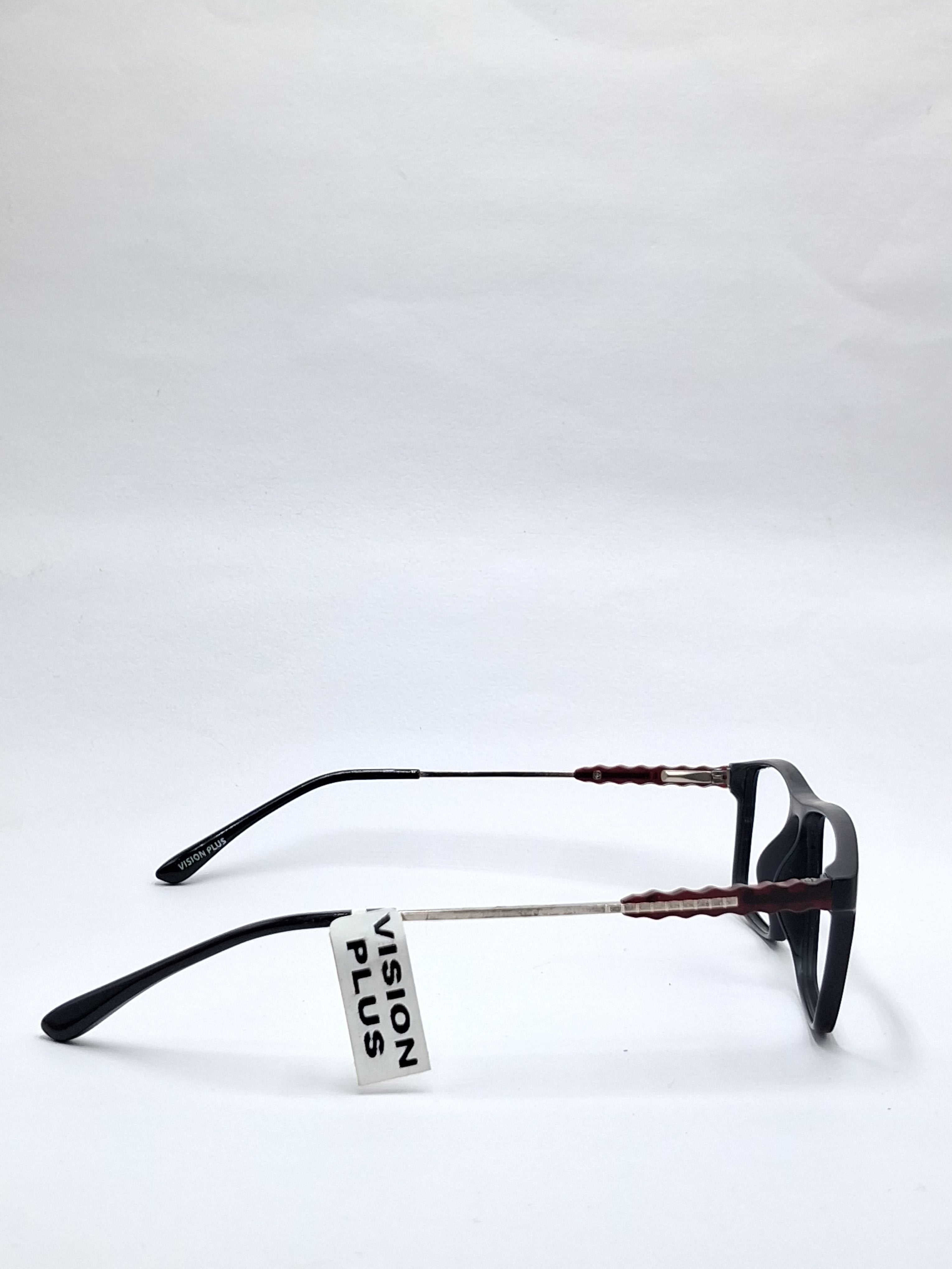 vision plus matte black with metal stick frame