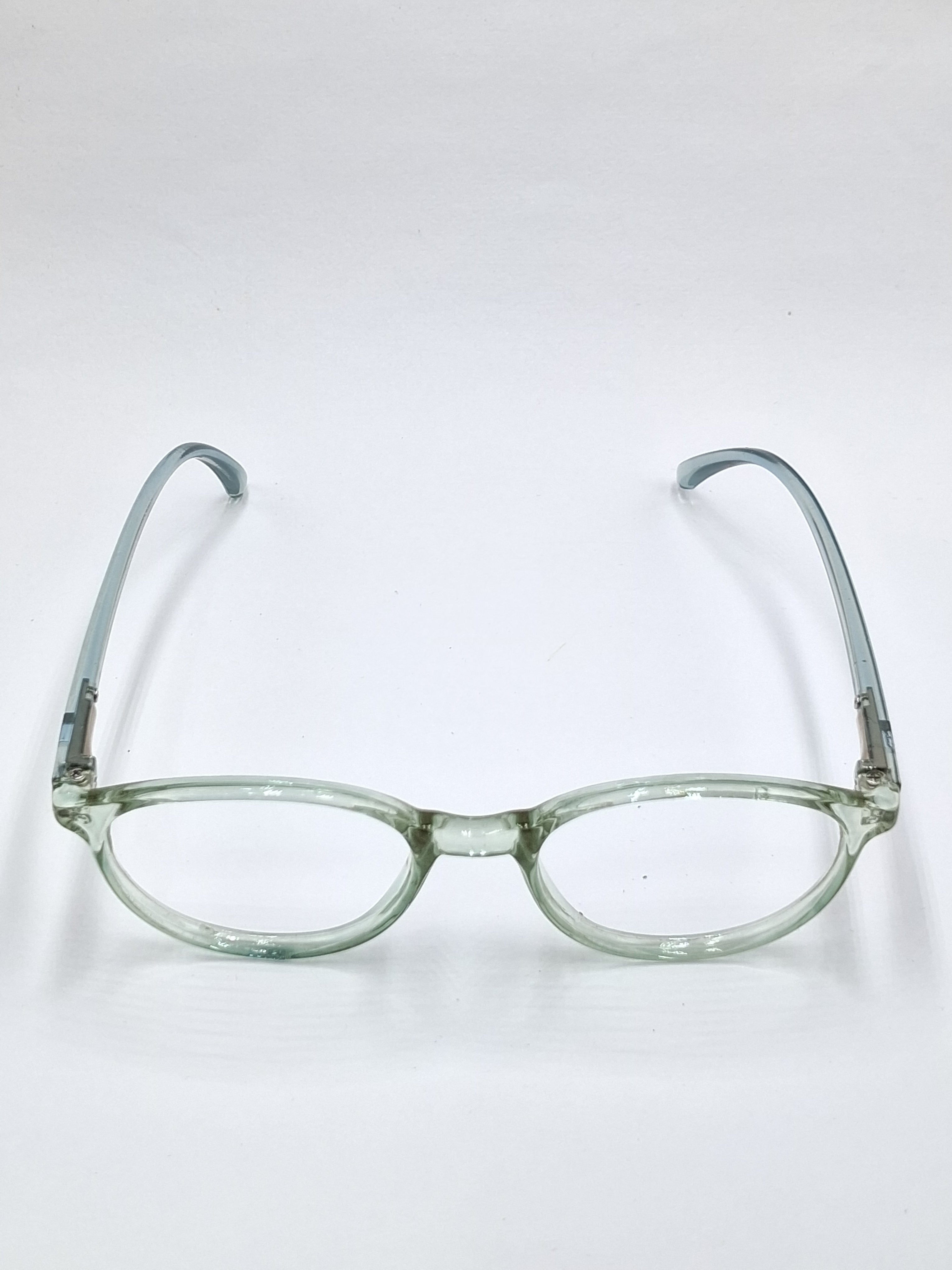 vision plus crystal water green frame