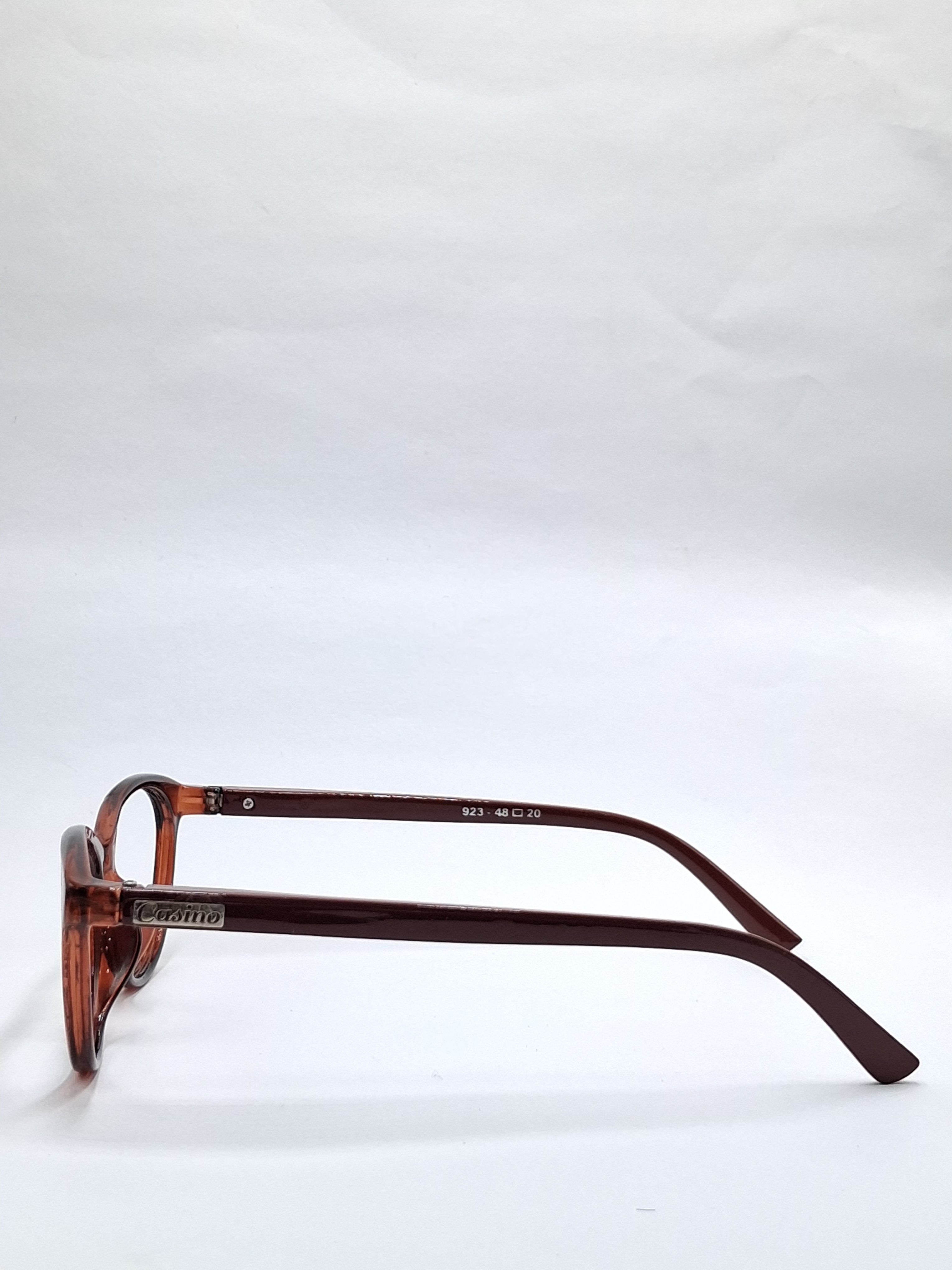vision plus glossy brown frame