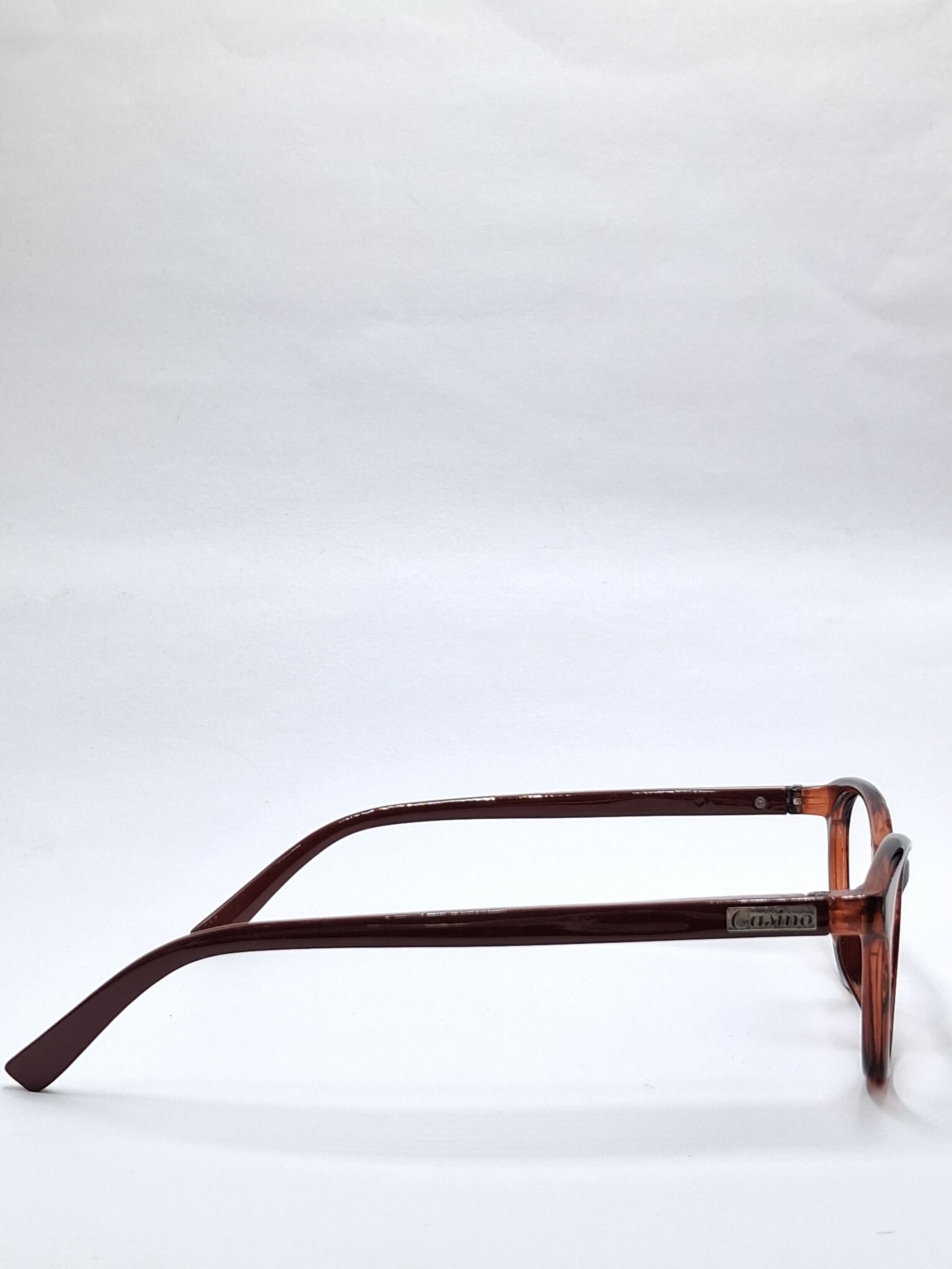 vision plus glossy brown frame