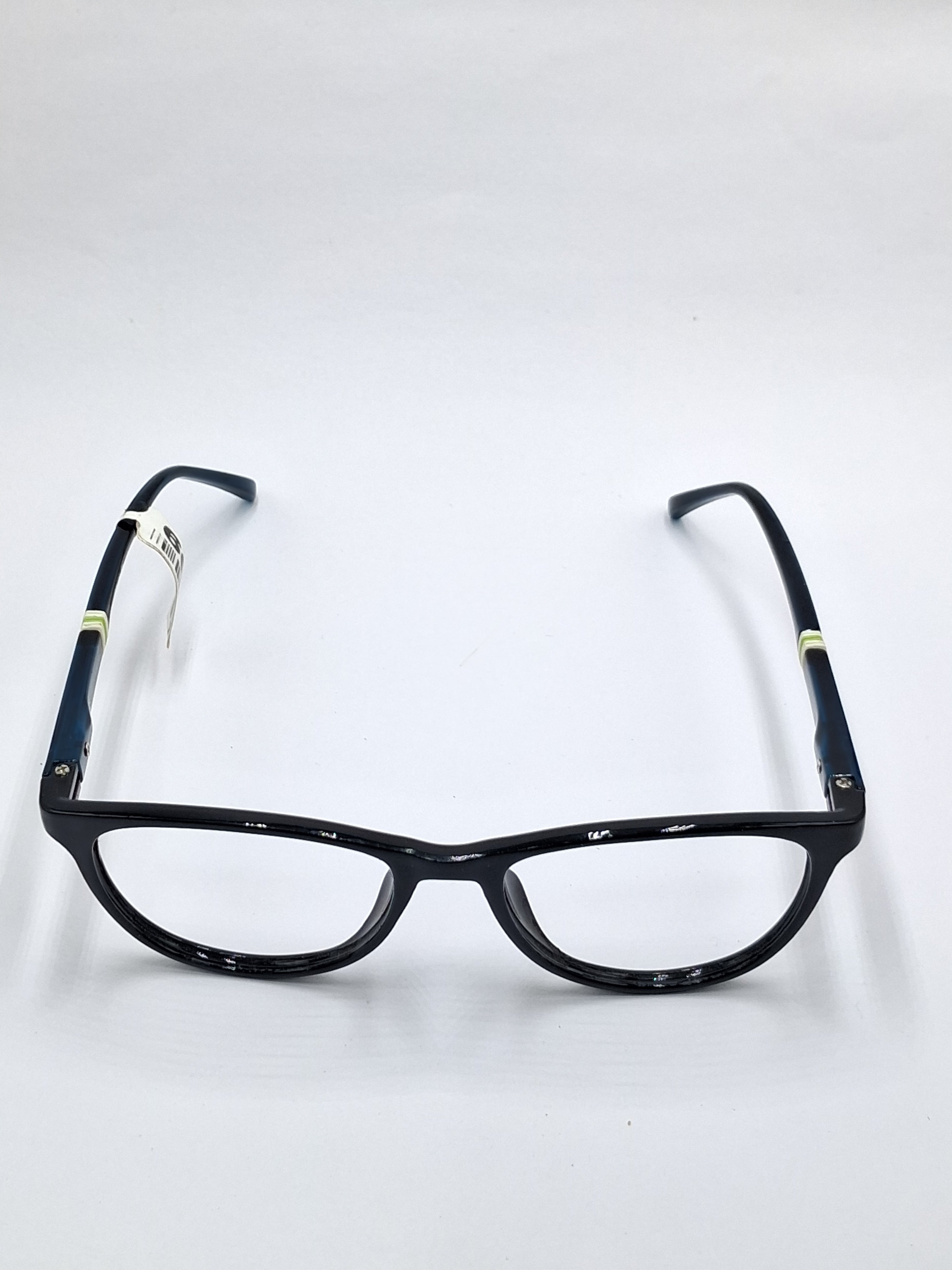 vision plus glossy black with crystal blue stick frame