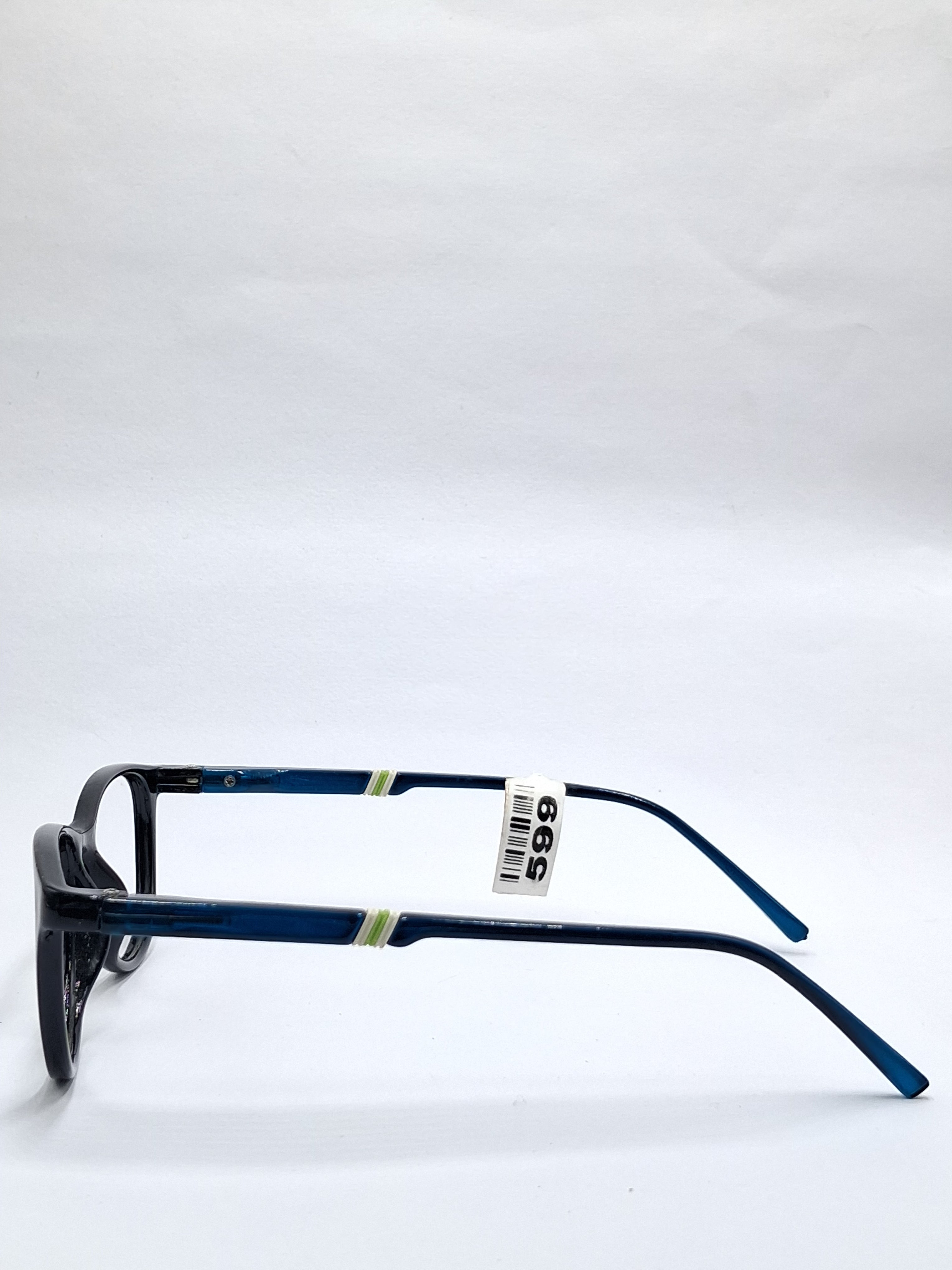 vision plus glossy black with crystal blue stick frame