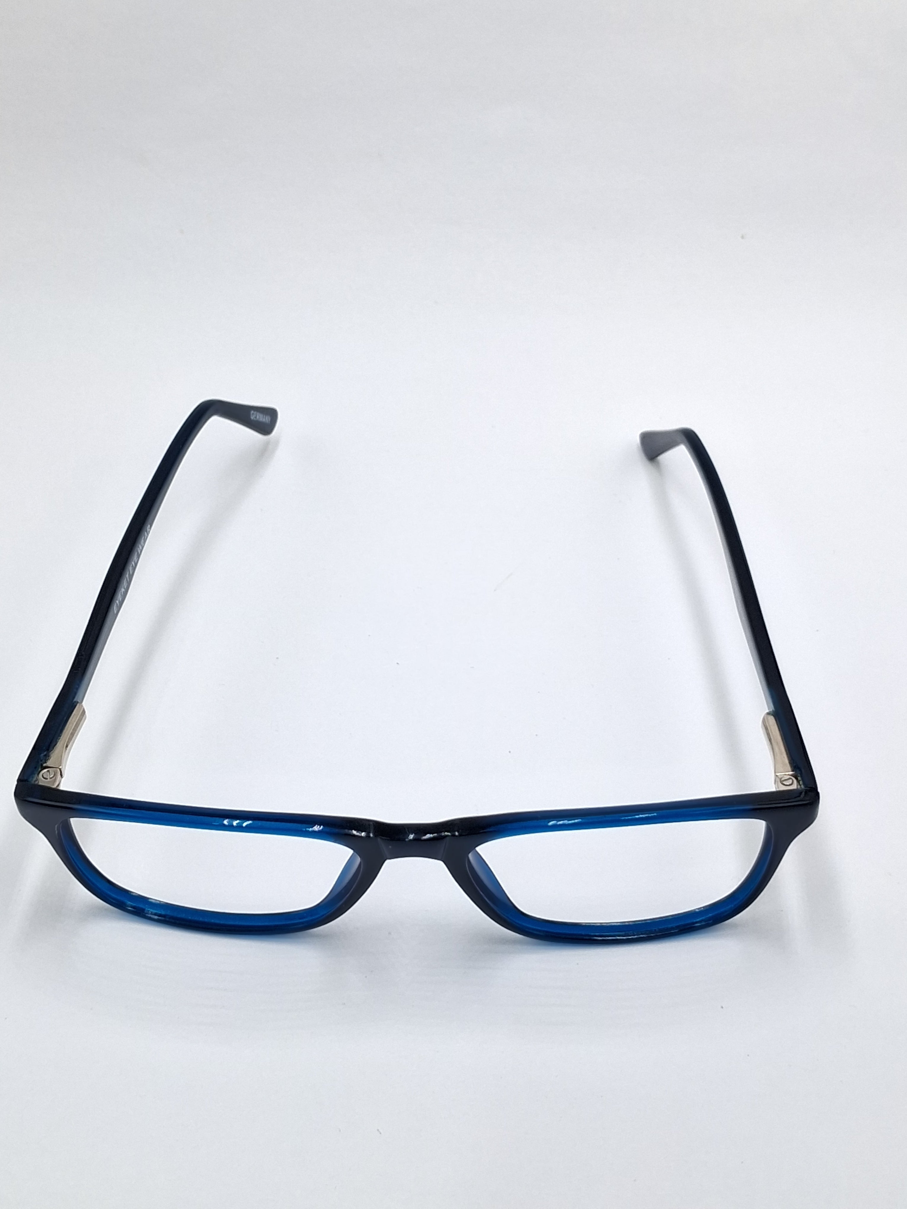 vision plus crystal blue frame