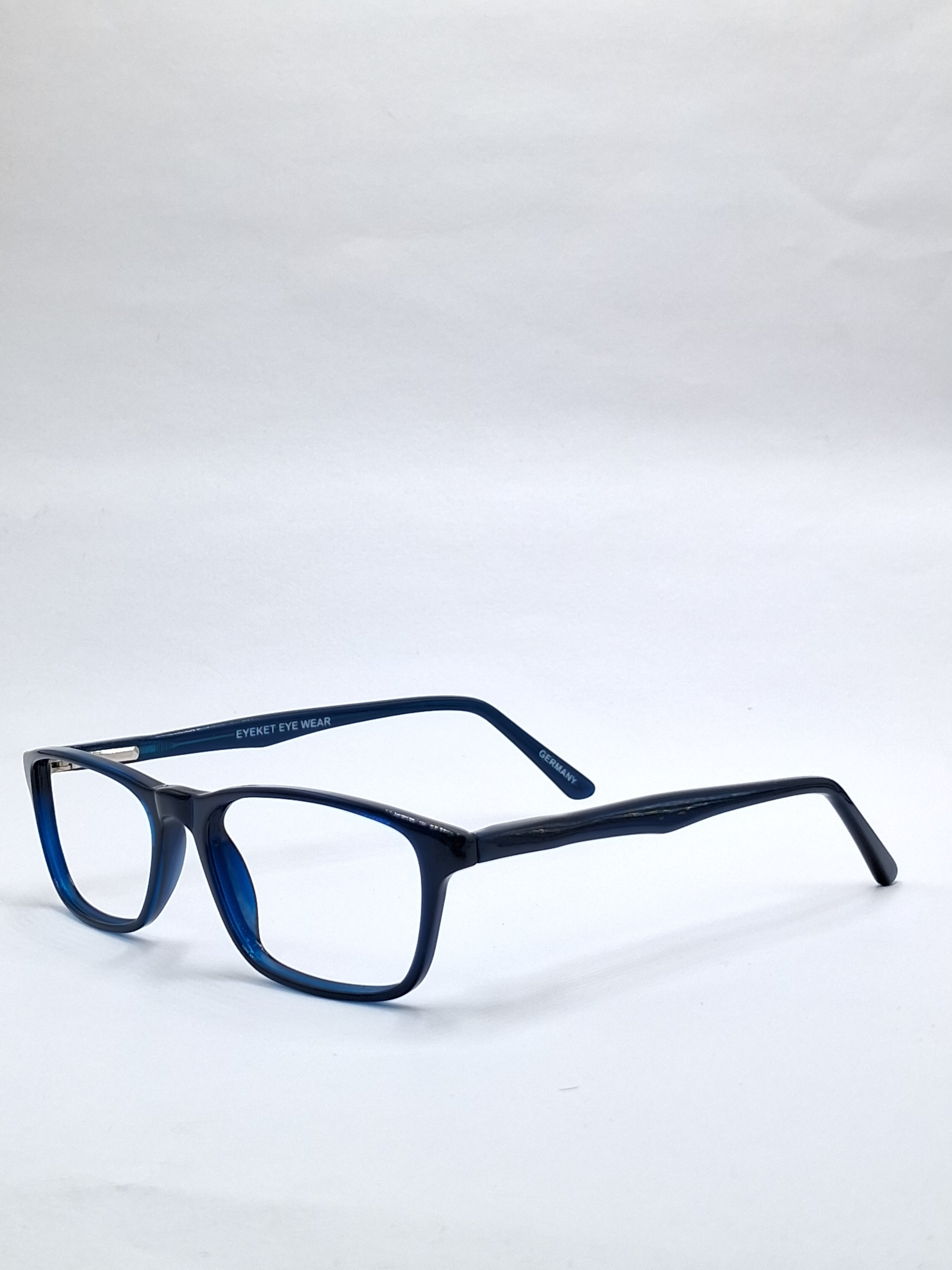 vision plus crystal blue frame