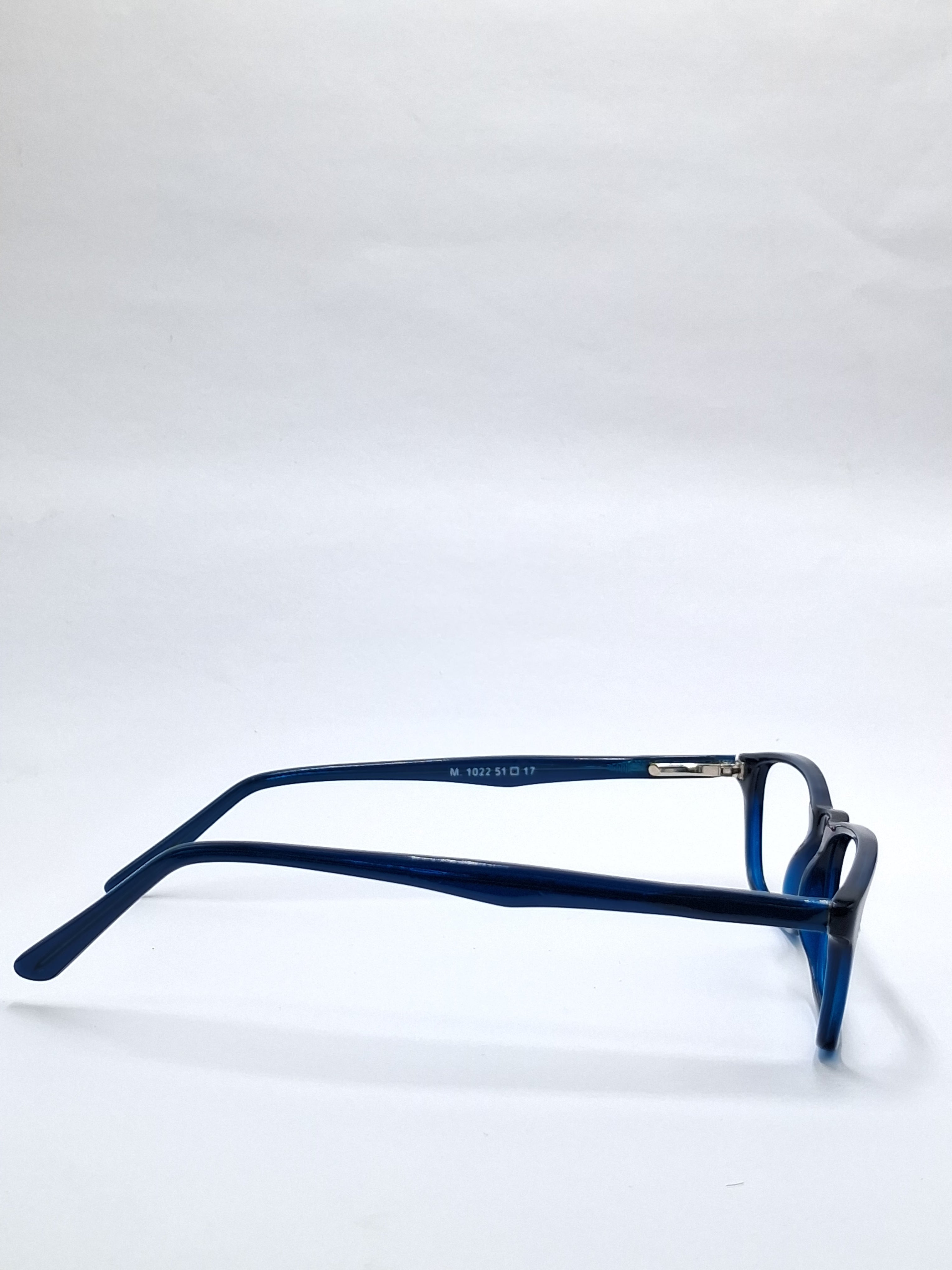 vision plus crystal blue frame