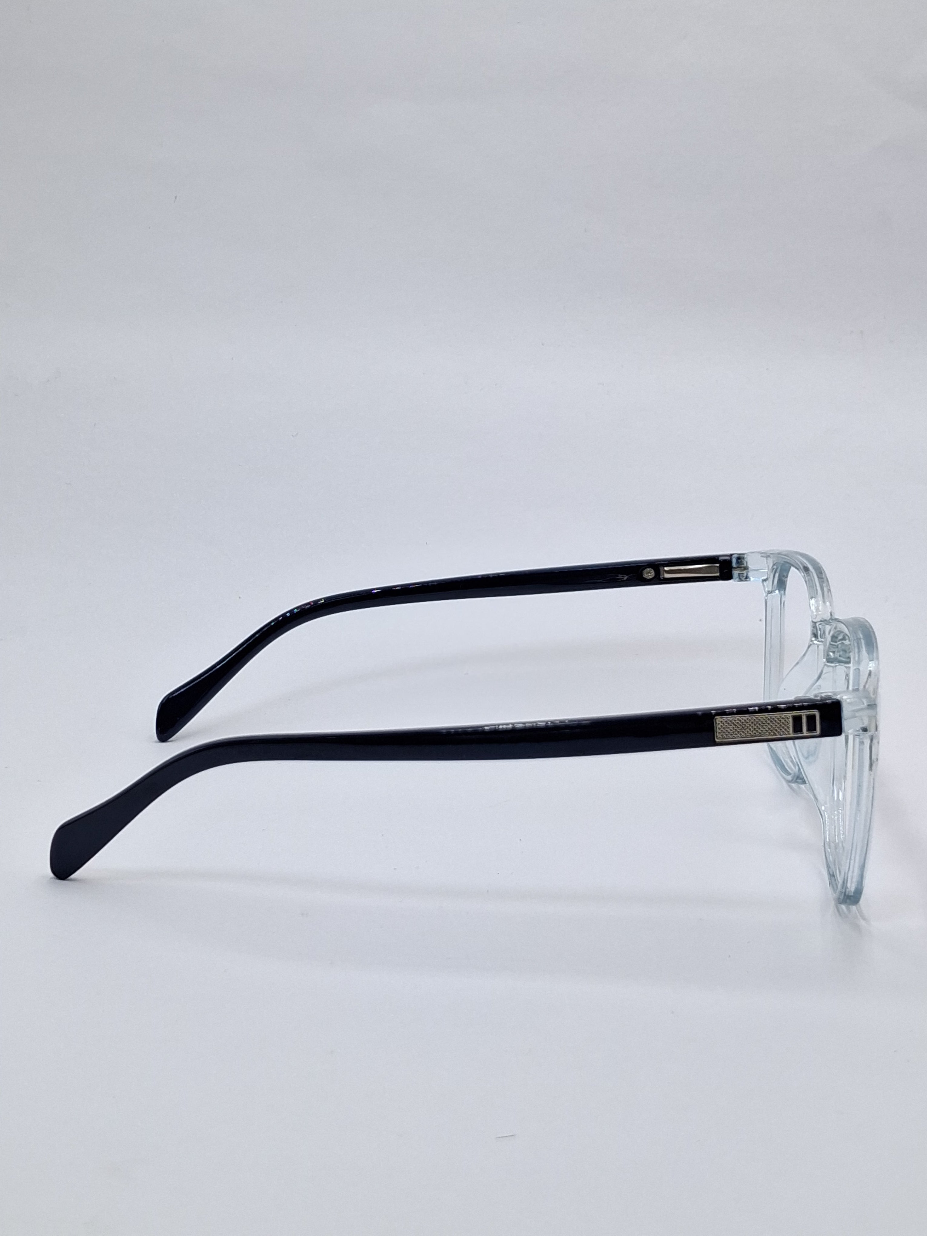 vision plus front clear with glossy dark blue stick frame