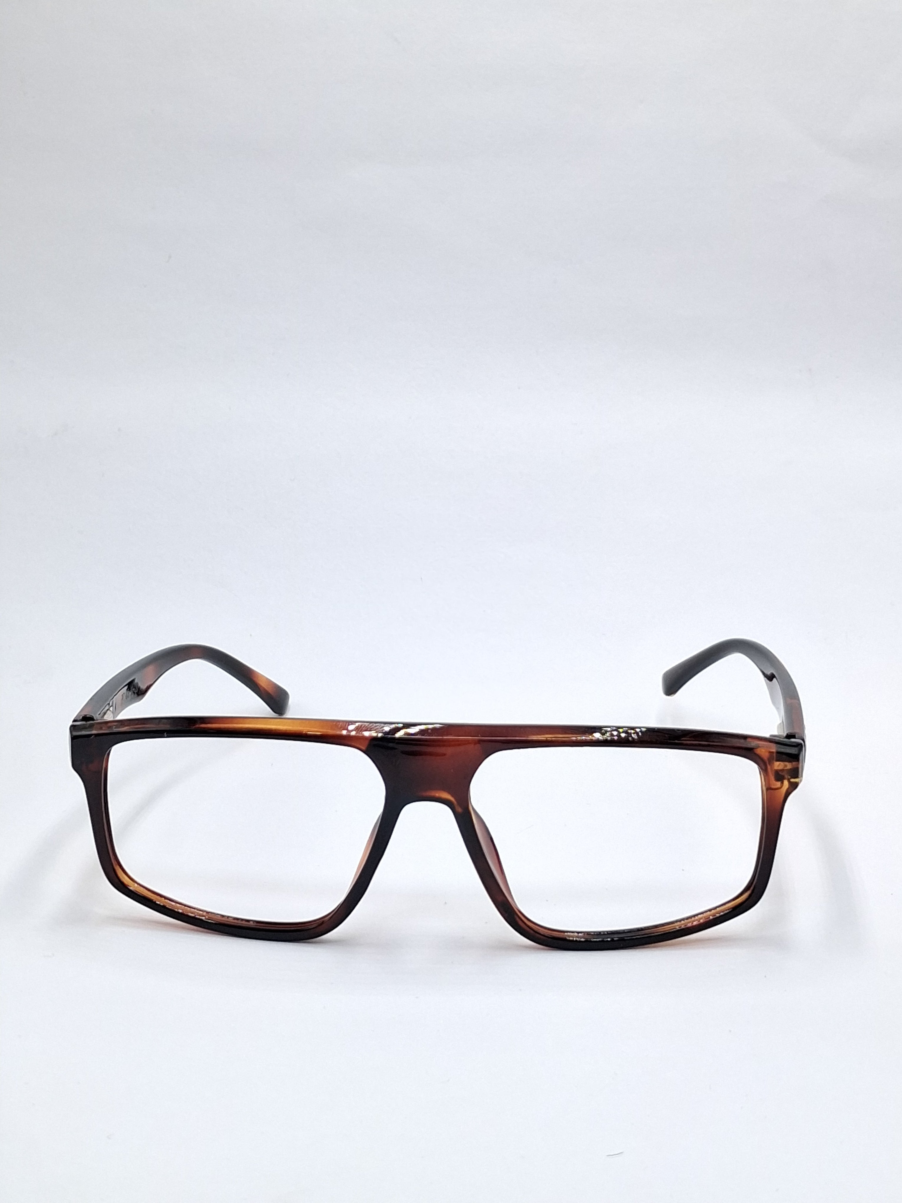 vision plus glossy brown frame