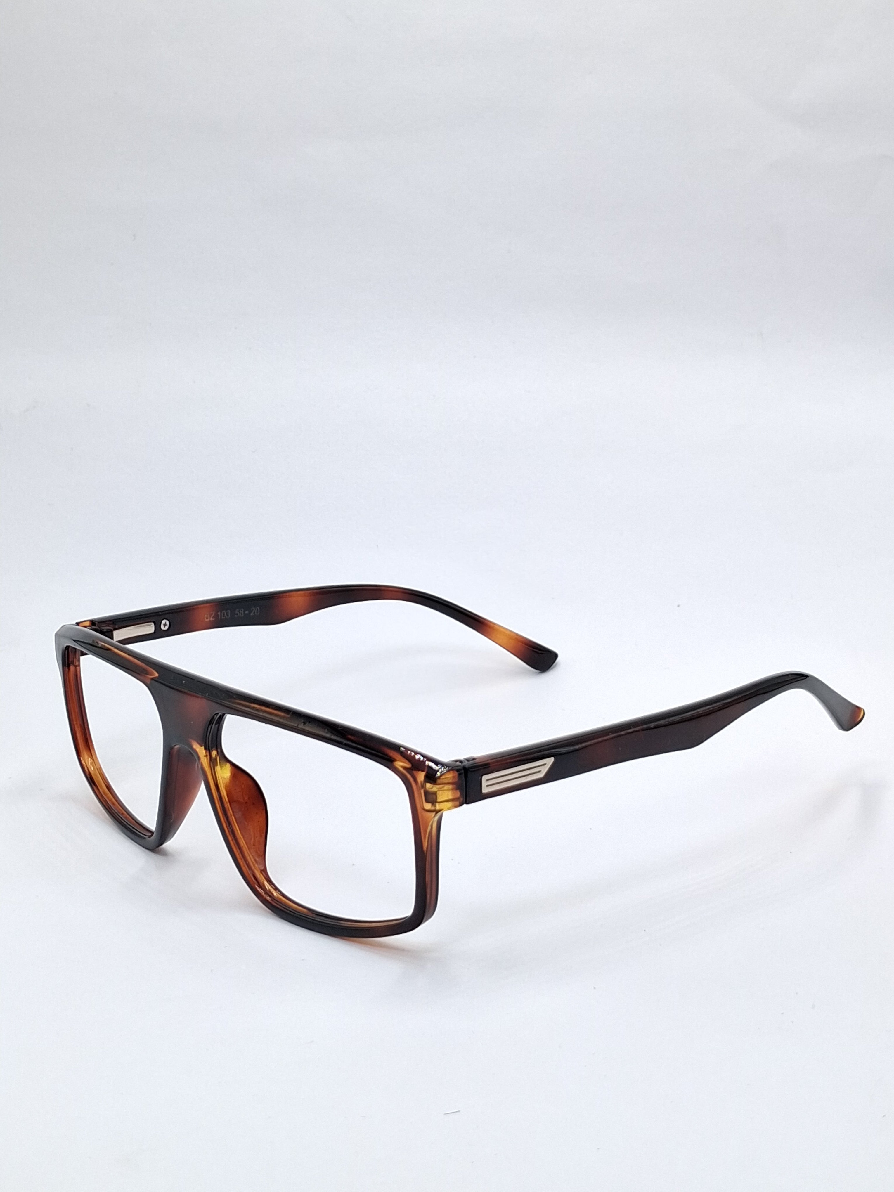 vision plus glossy brown frame