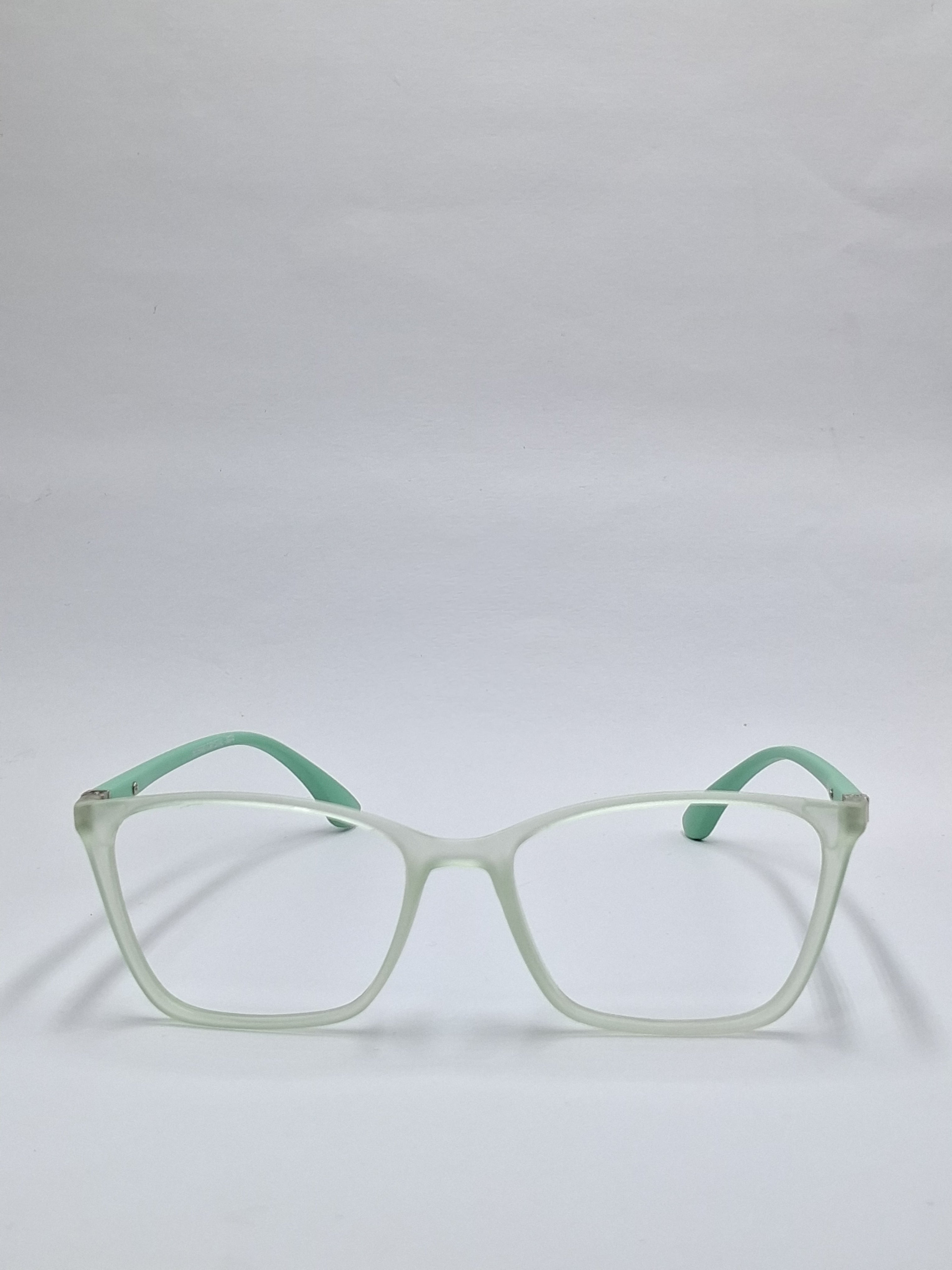 vision plus matte light green frame