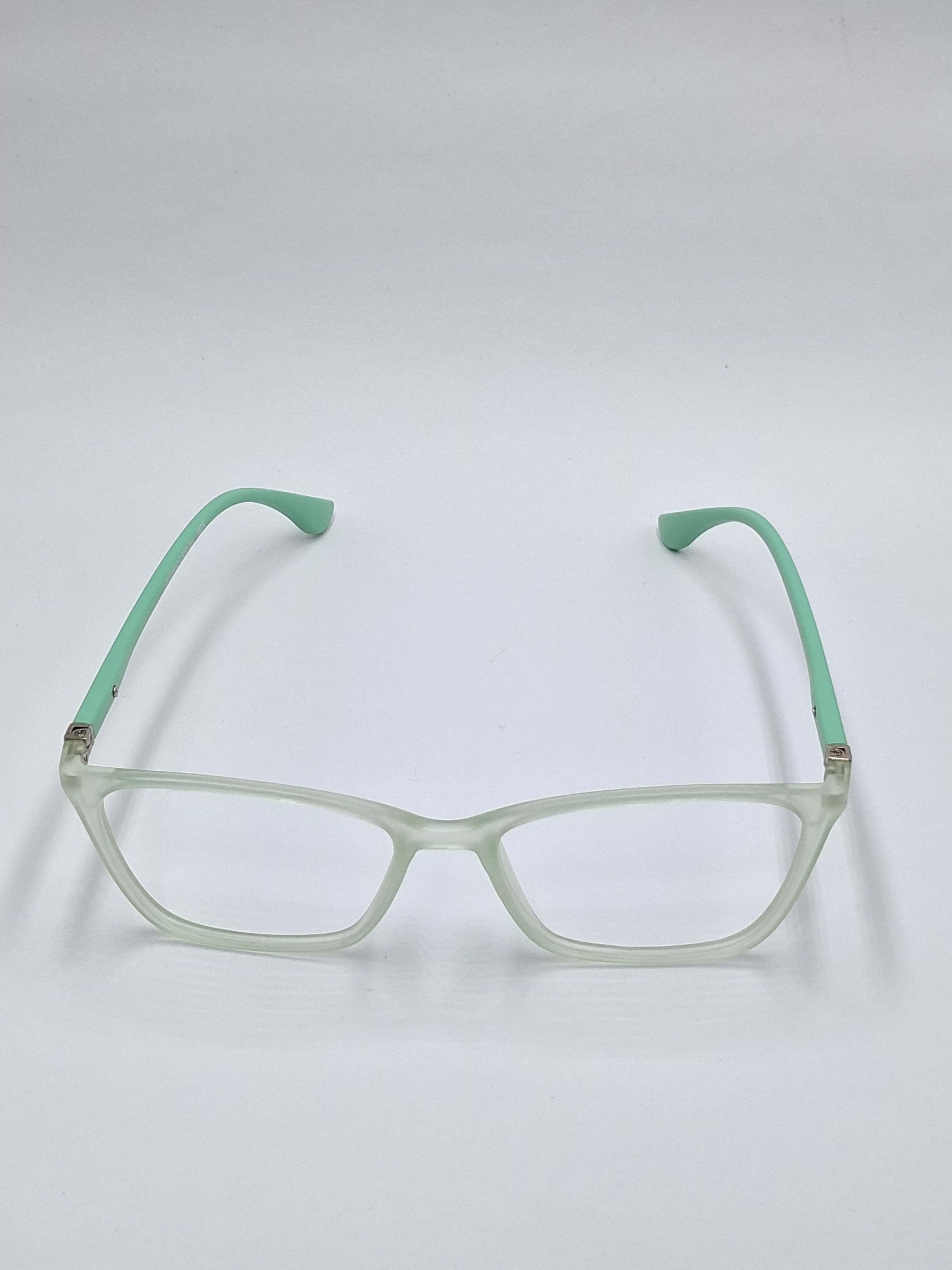 vision plus matte light green frame