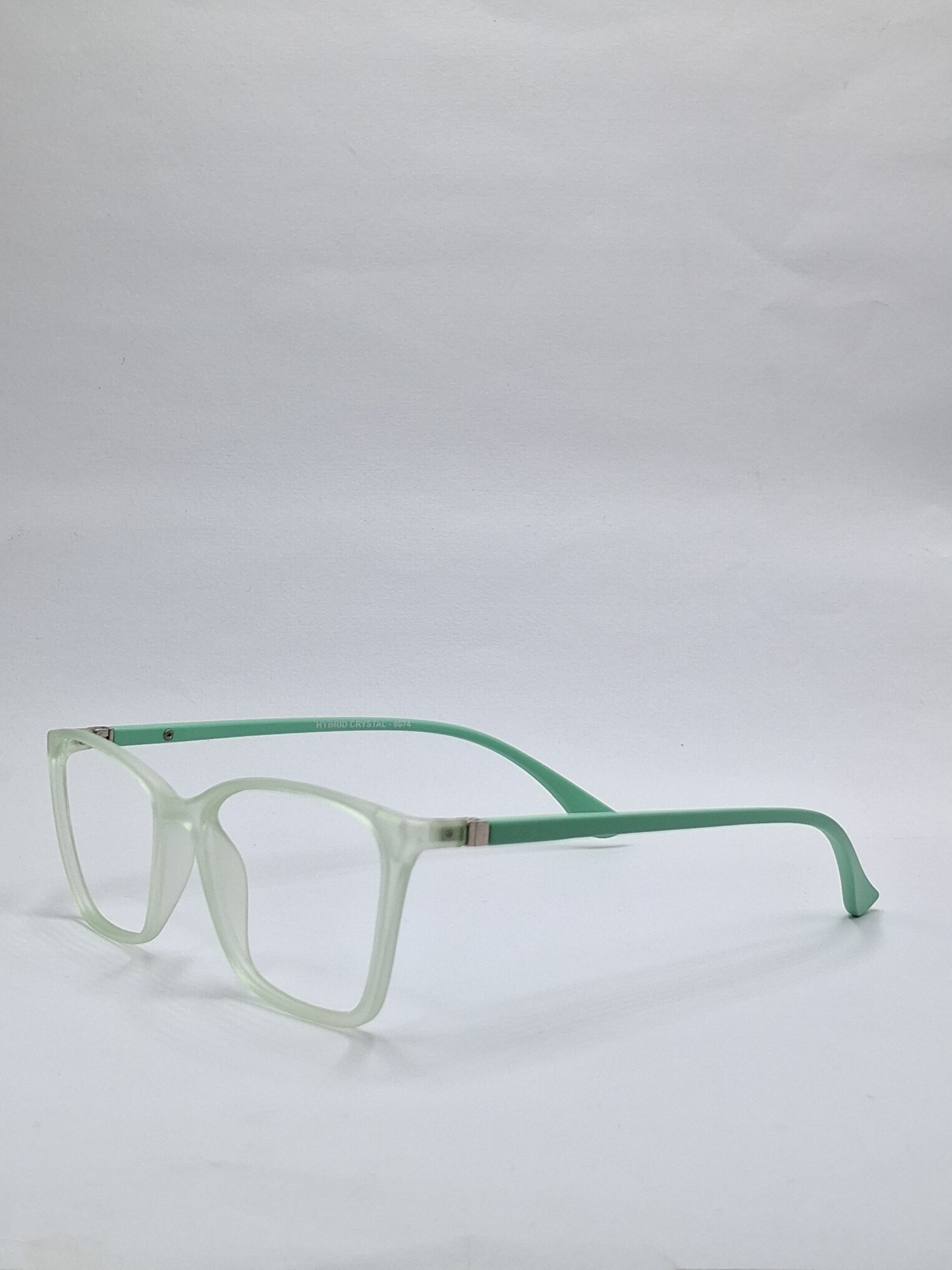 vision plus matte light green frame