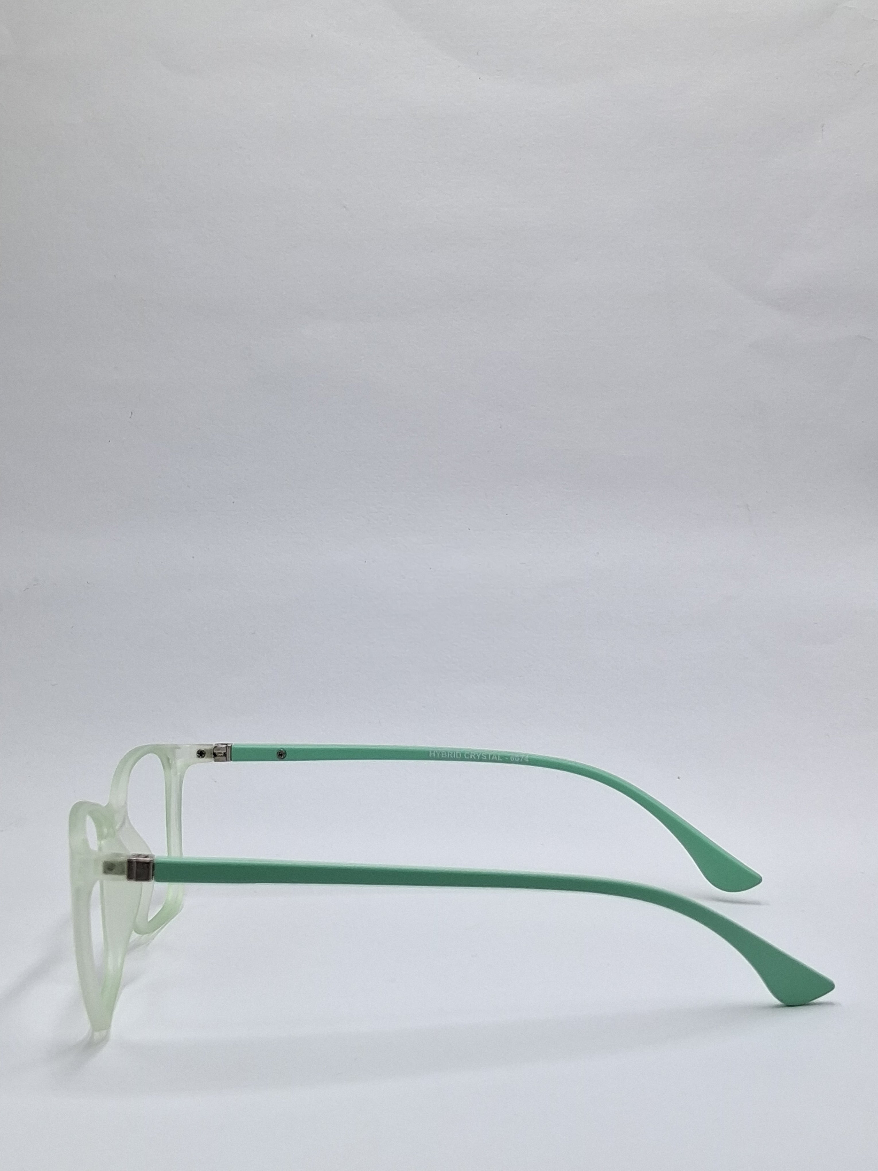 vision plus matte light green frame
