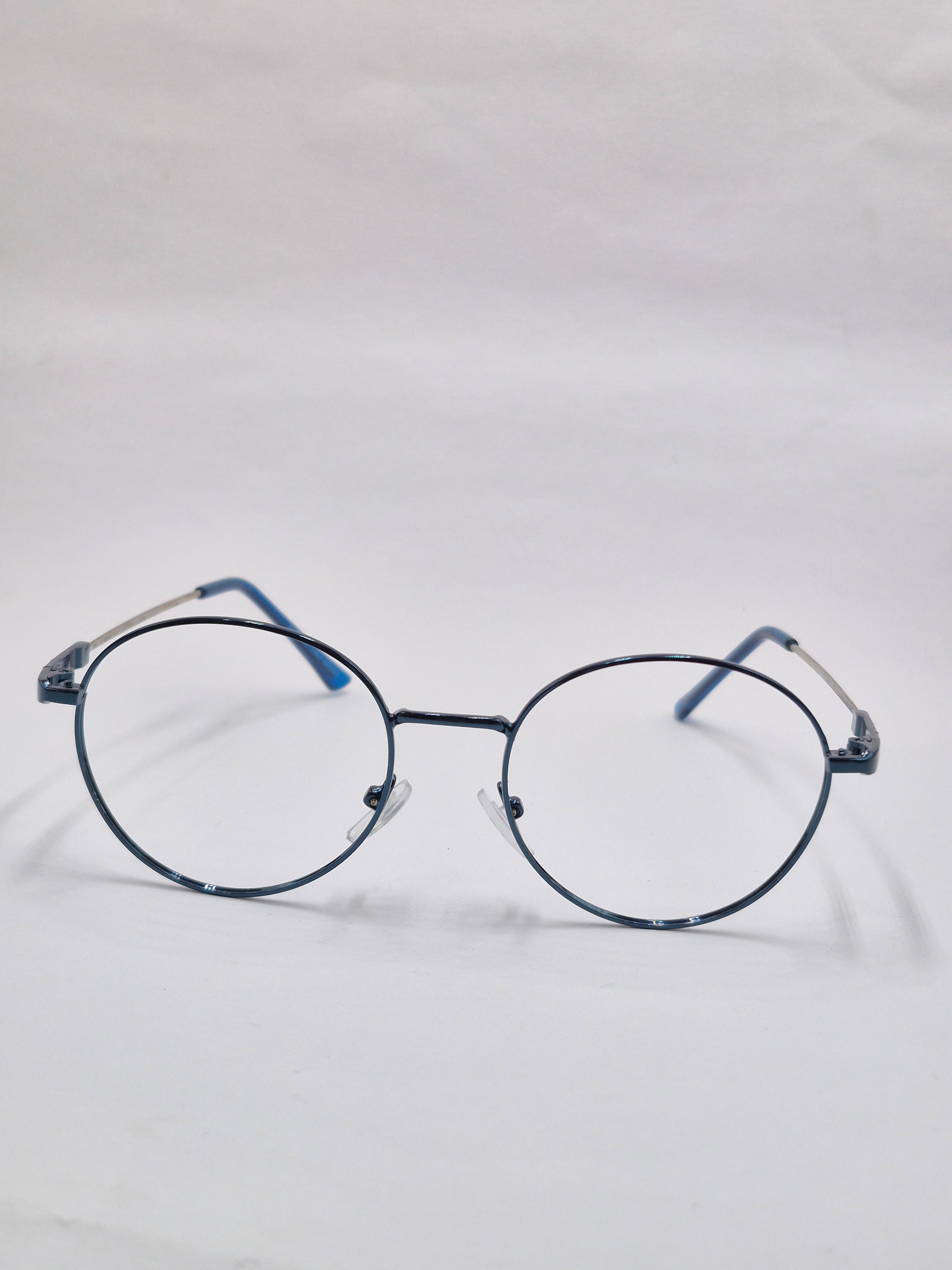 vision plus metallic blue metal frame
