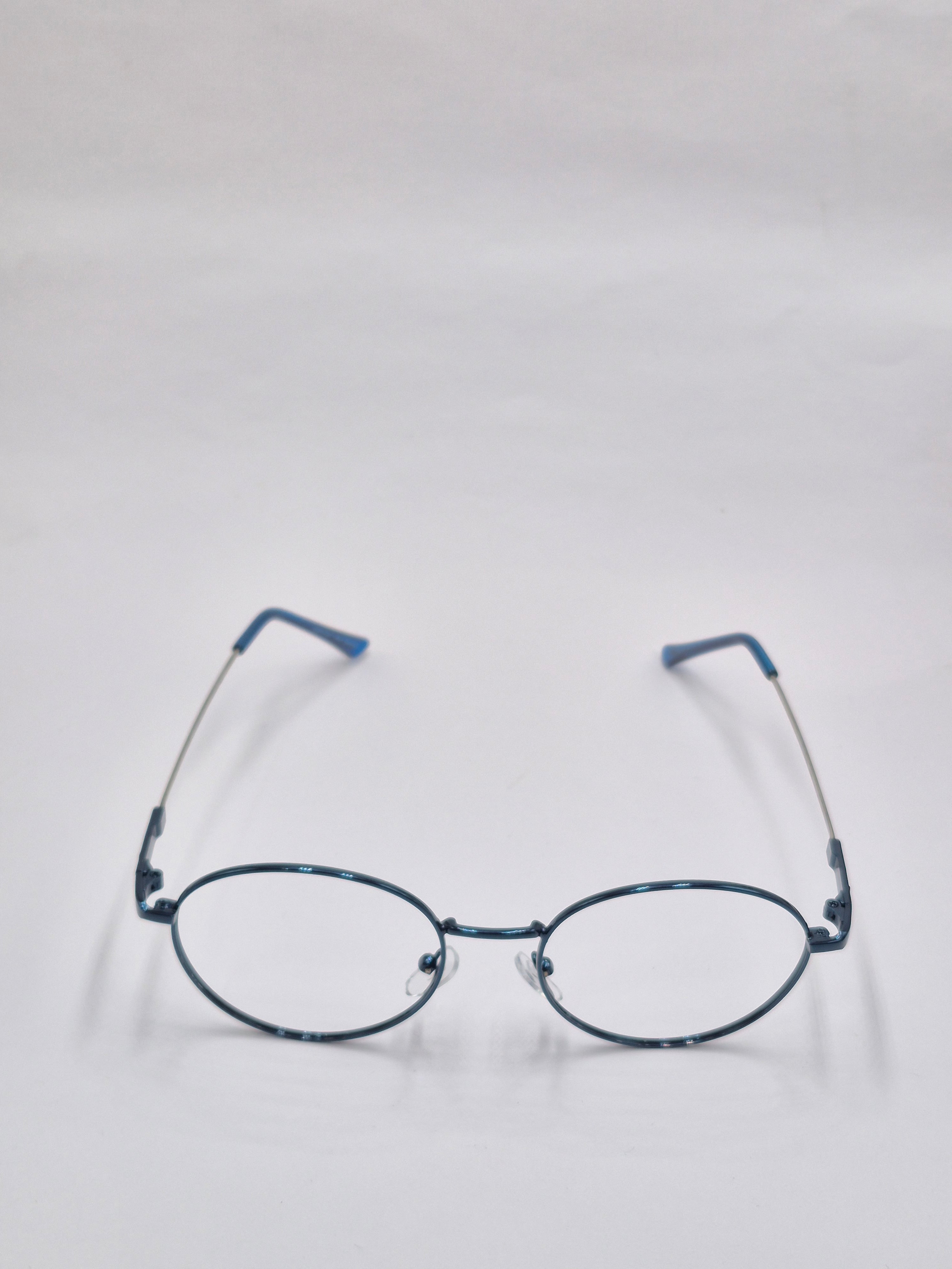 vision plus metallic blue metal frame