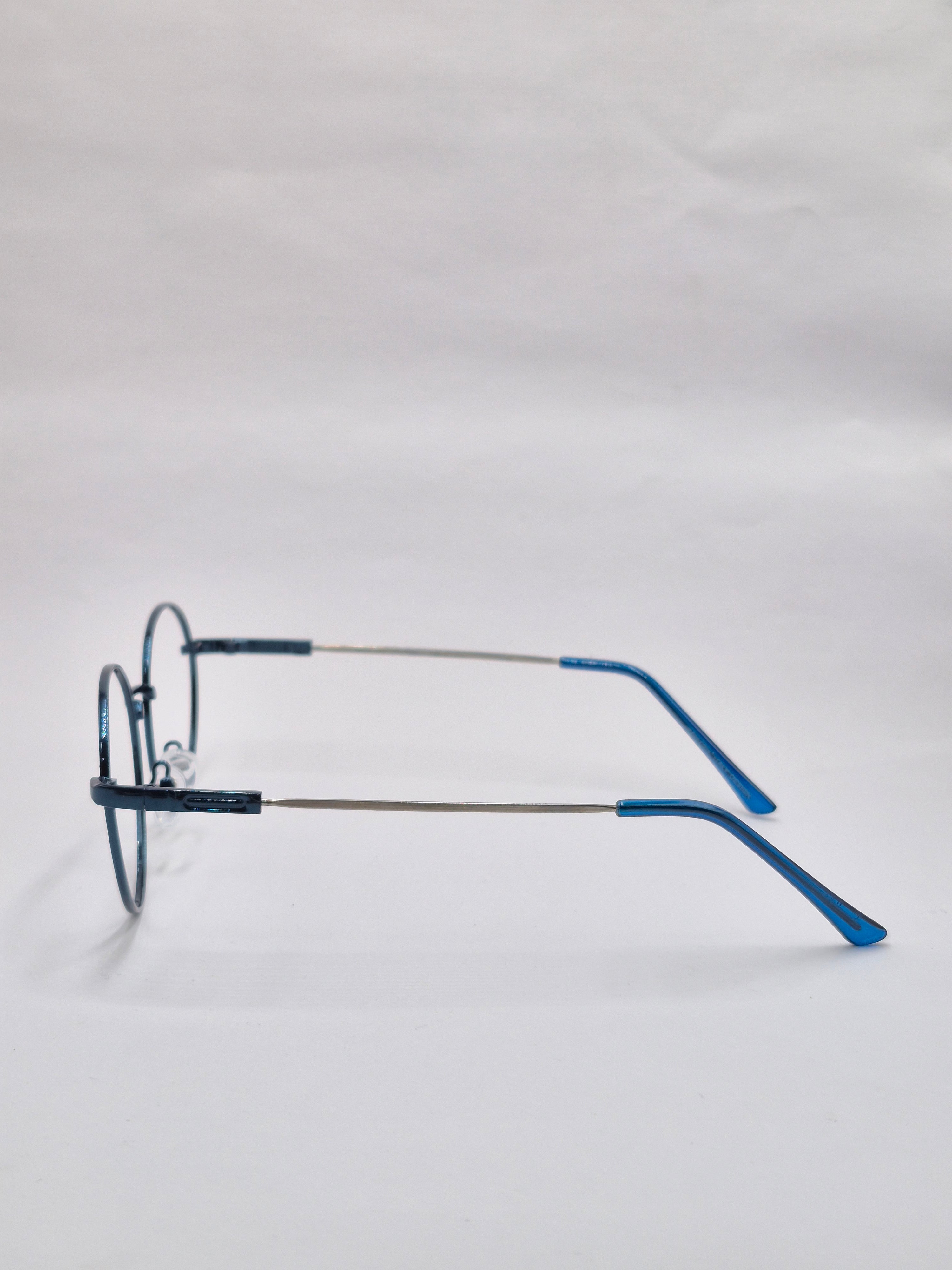 vision plus metallic blue metal frame