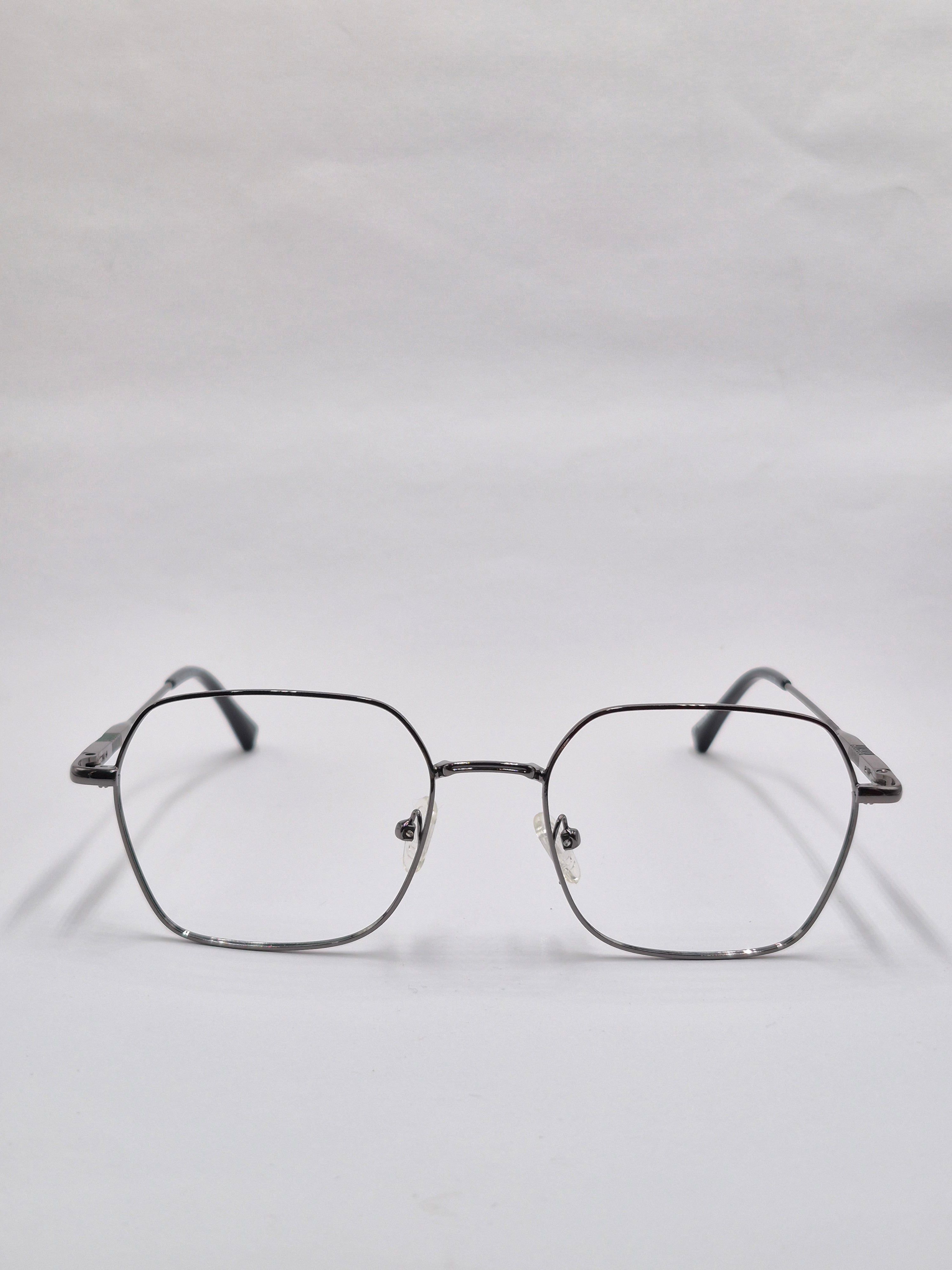 vision plus metallic gray metal frame