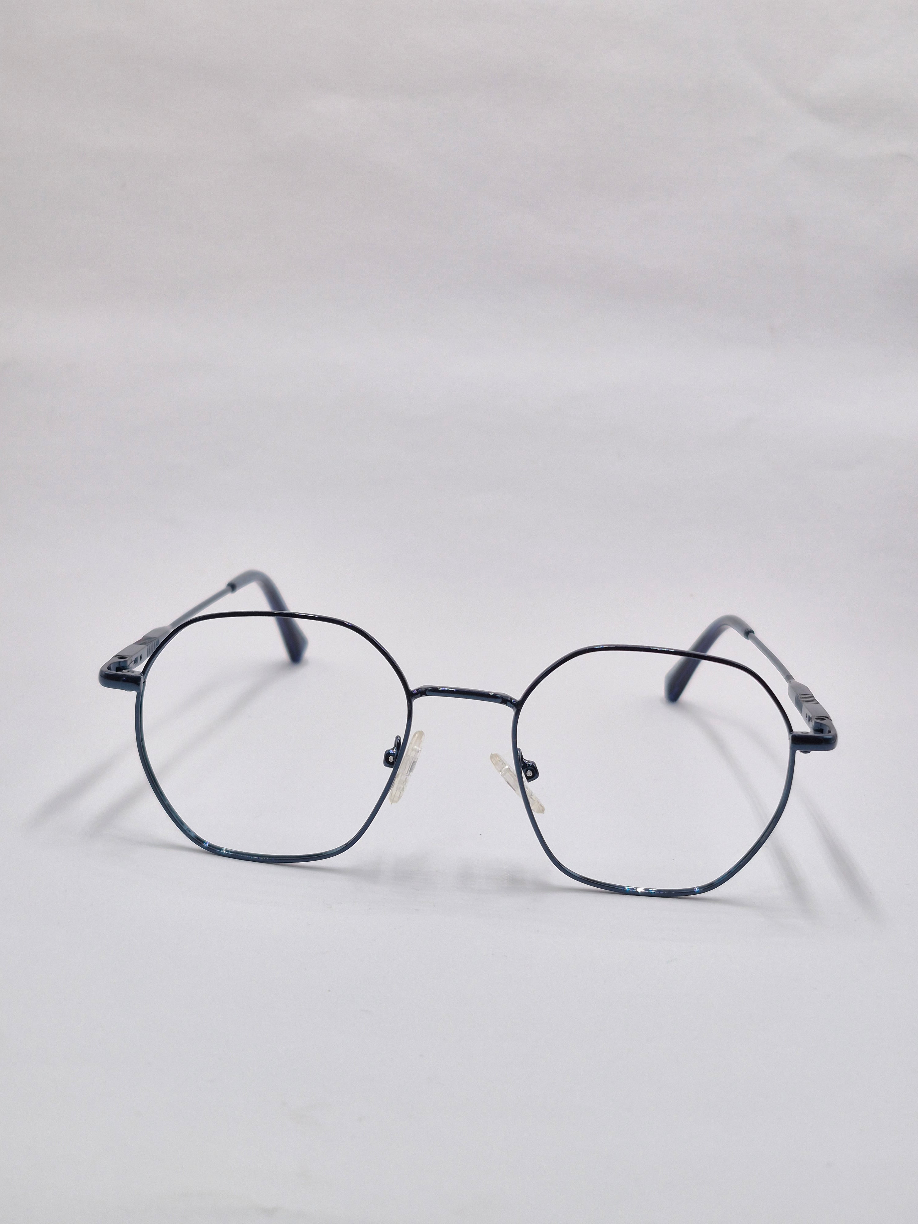 vision plus metallic dark blue metal frame