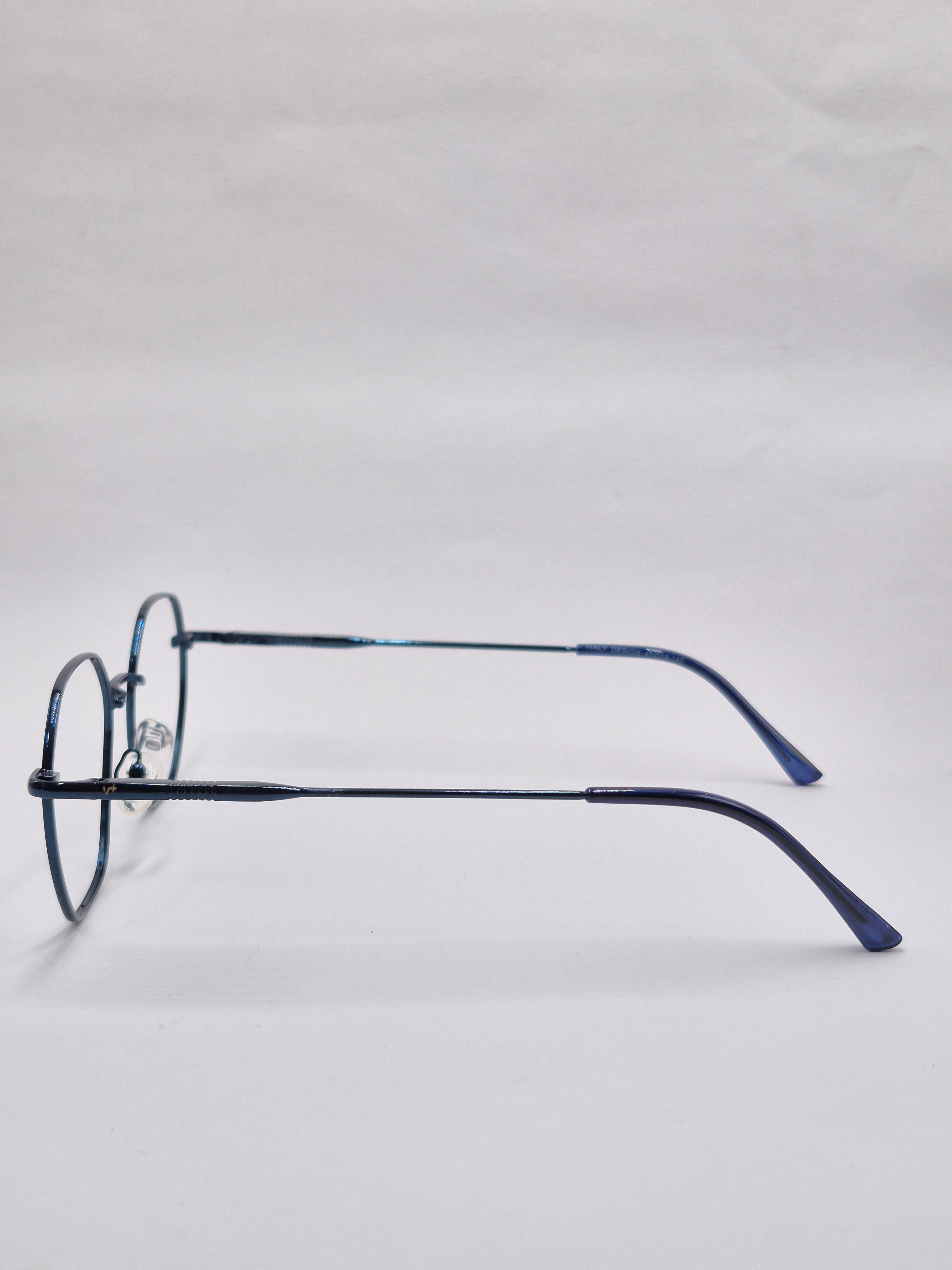 vision plus metallic dark blue metal frame