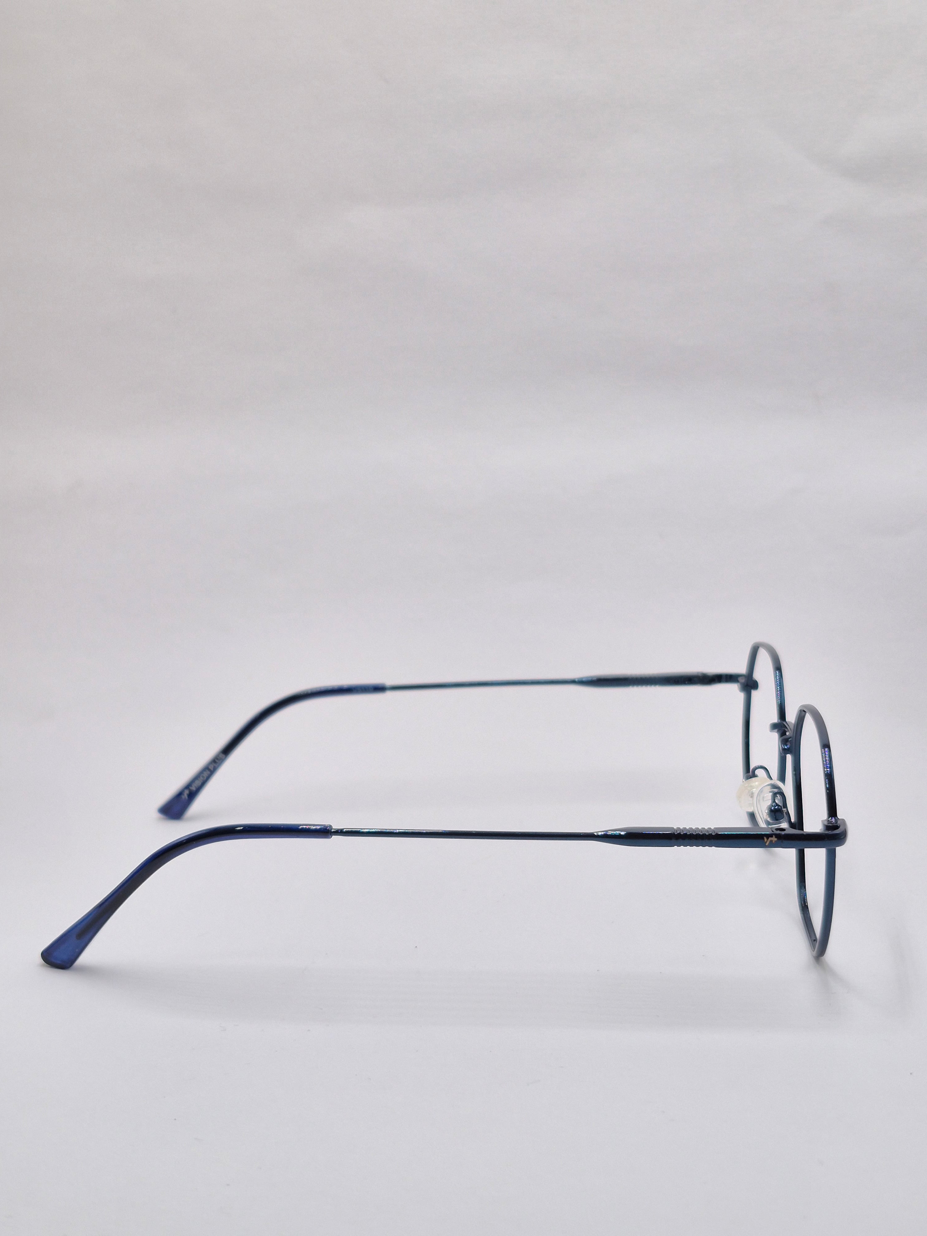 vision plus metallic dark blue metal frame