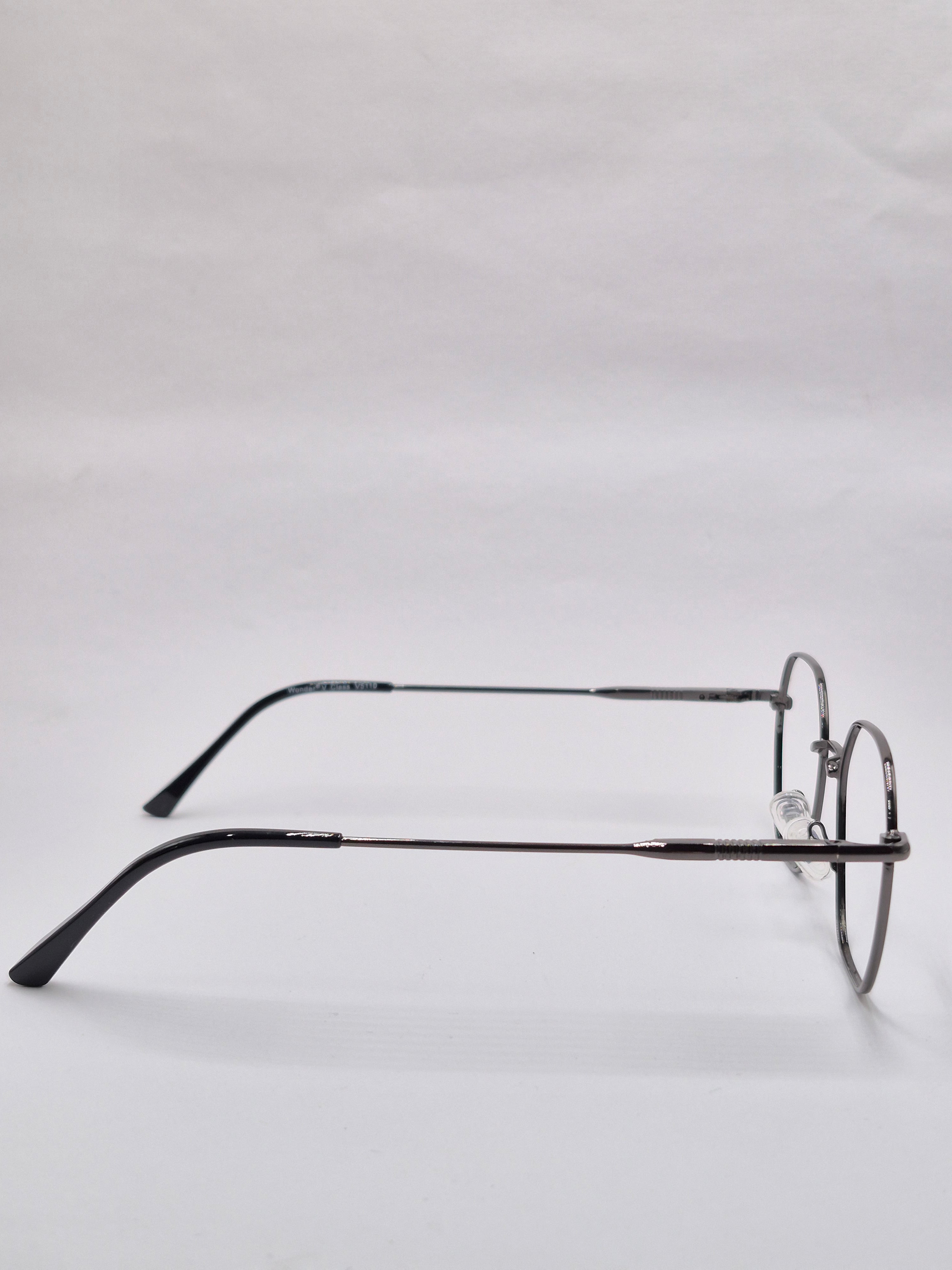 vision plus metallic dark gray metal frame