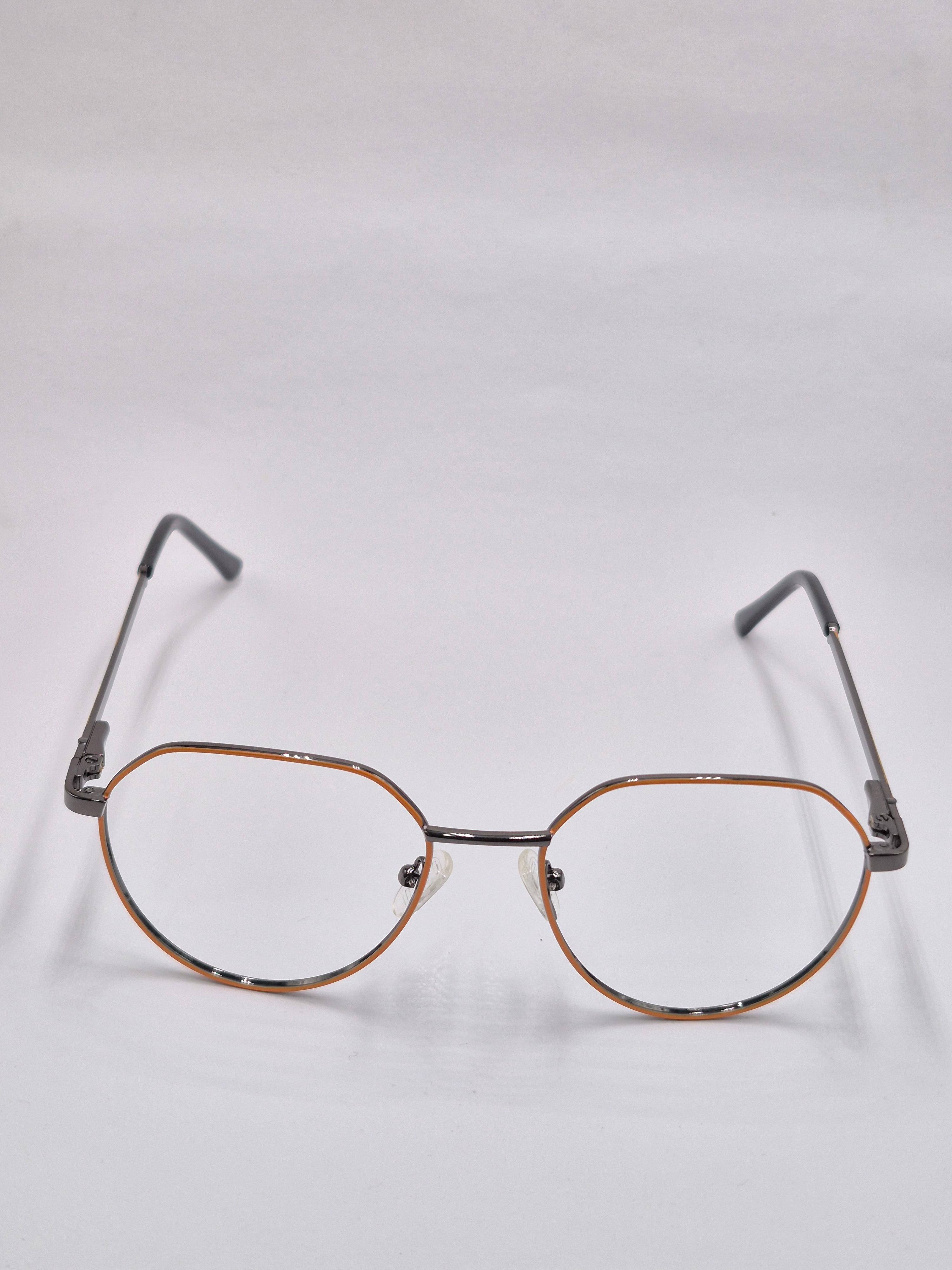 vision plus metallic yellow and black metal frame