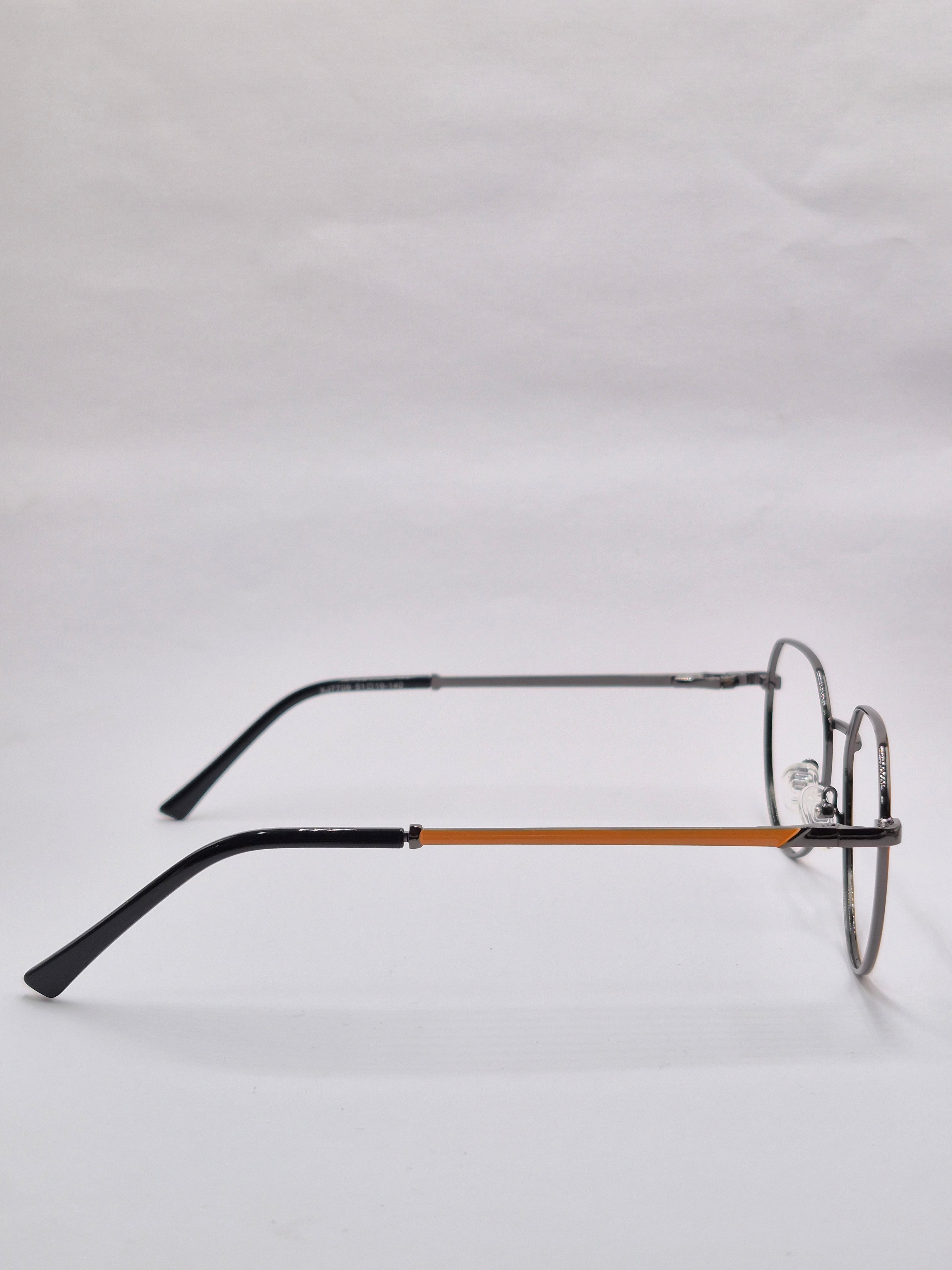 vision plus metallic yellow and black metal frame