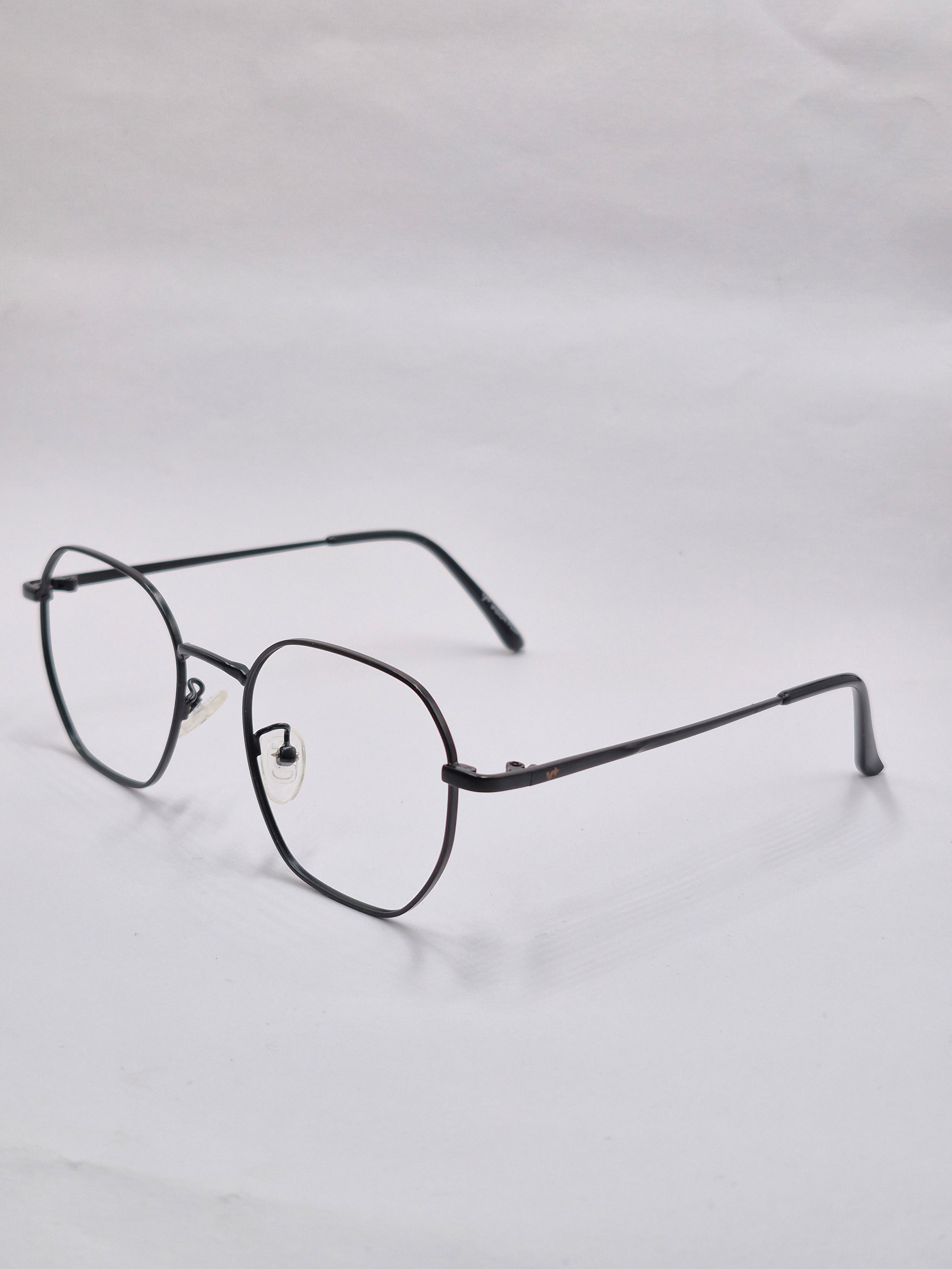 vision plus metallic dark black metal frame