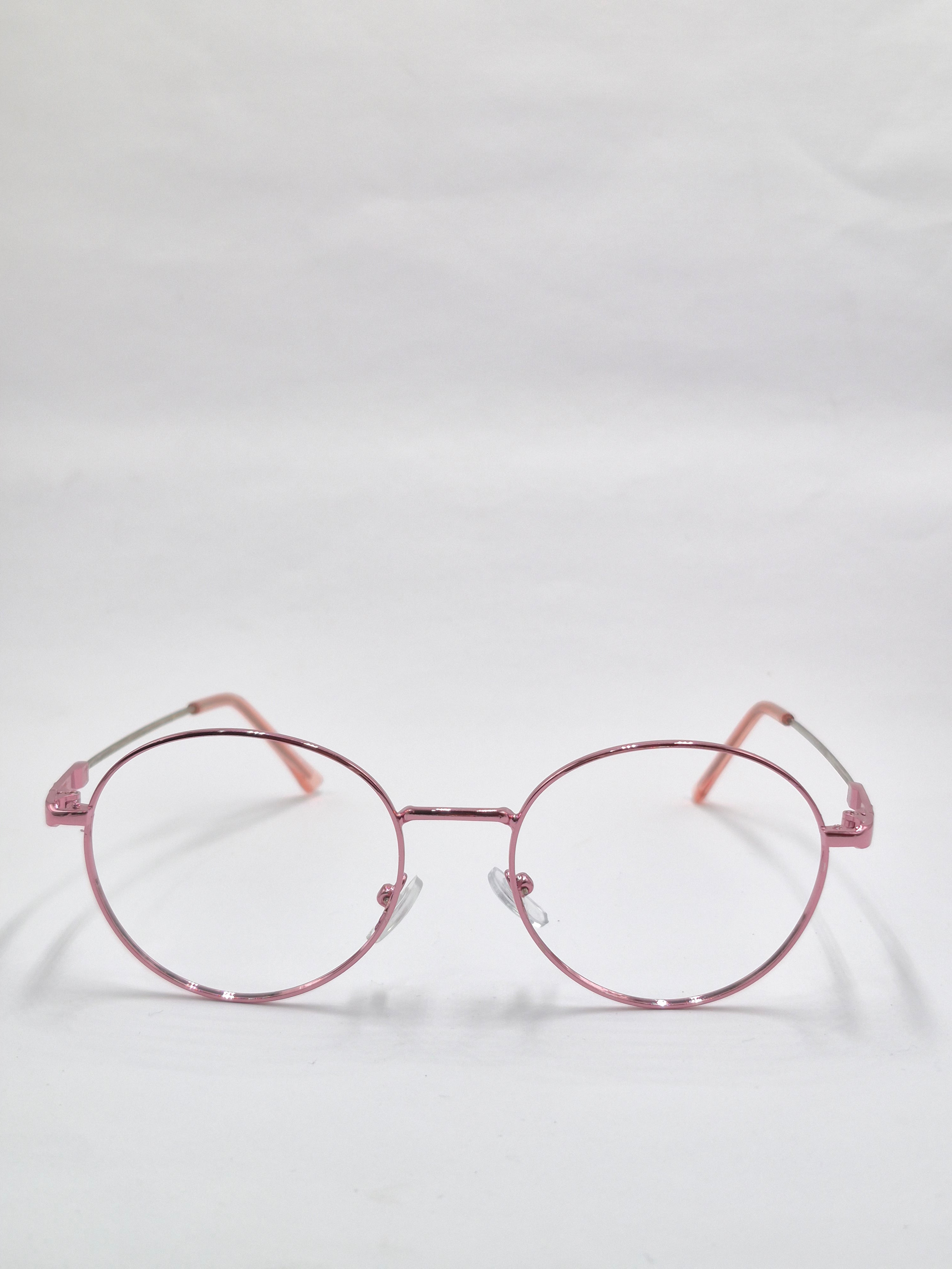 vision plus metallic pink metal frame