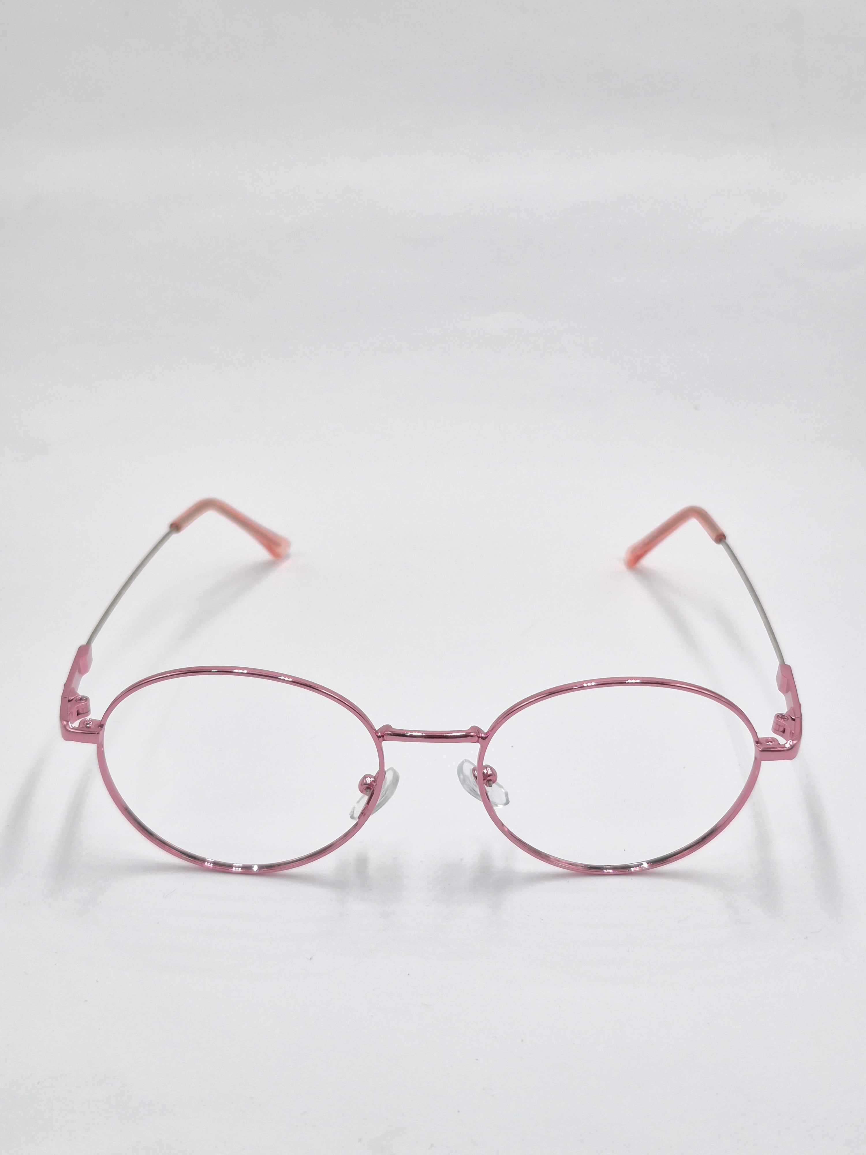 vision plus metallic pink metal frame