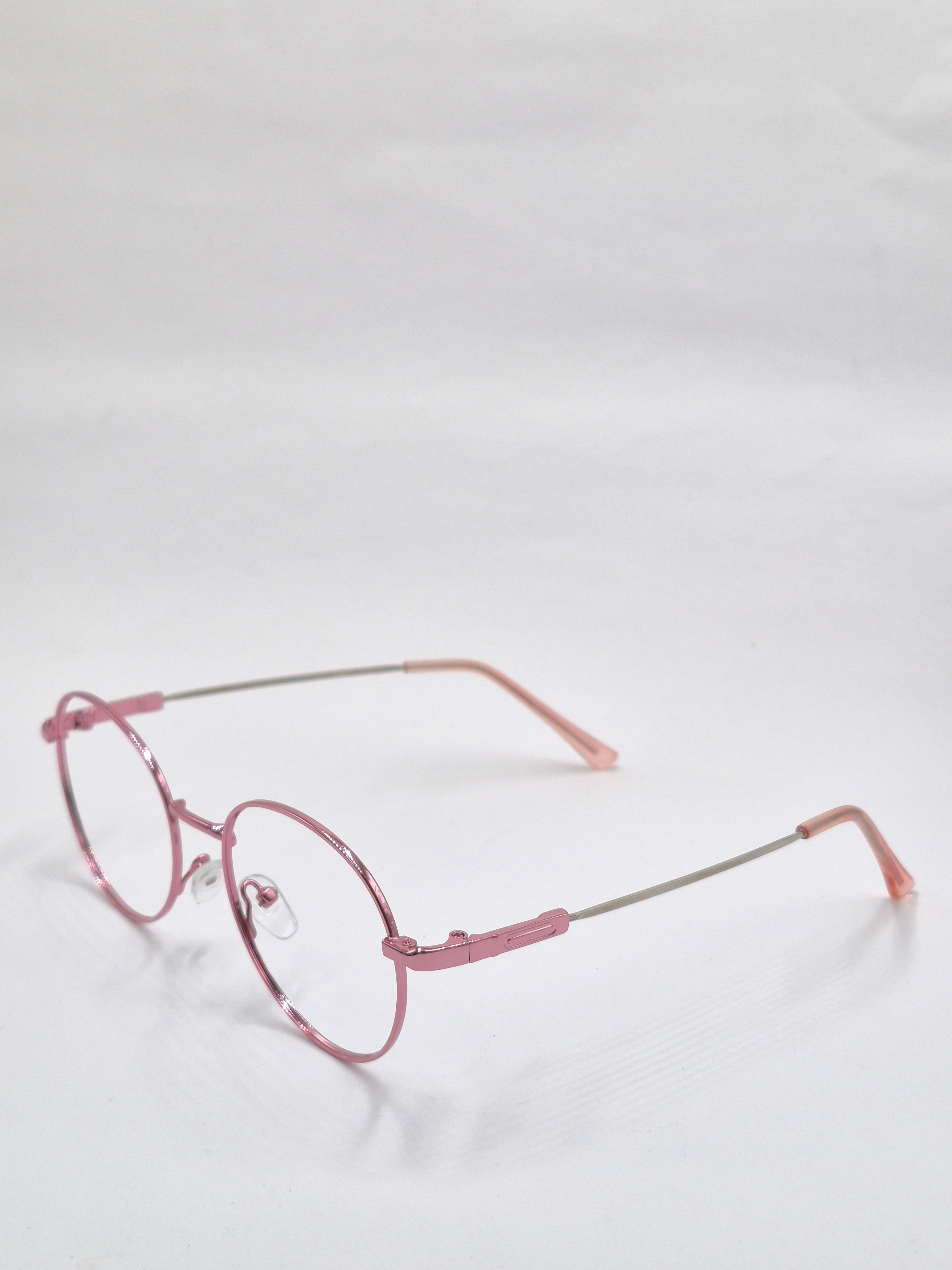 vision plus metallic pink metal frame