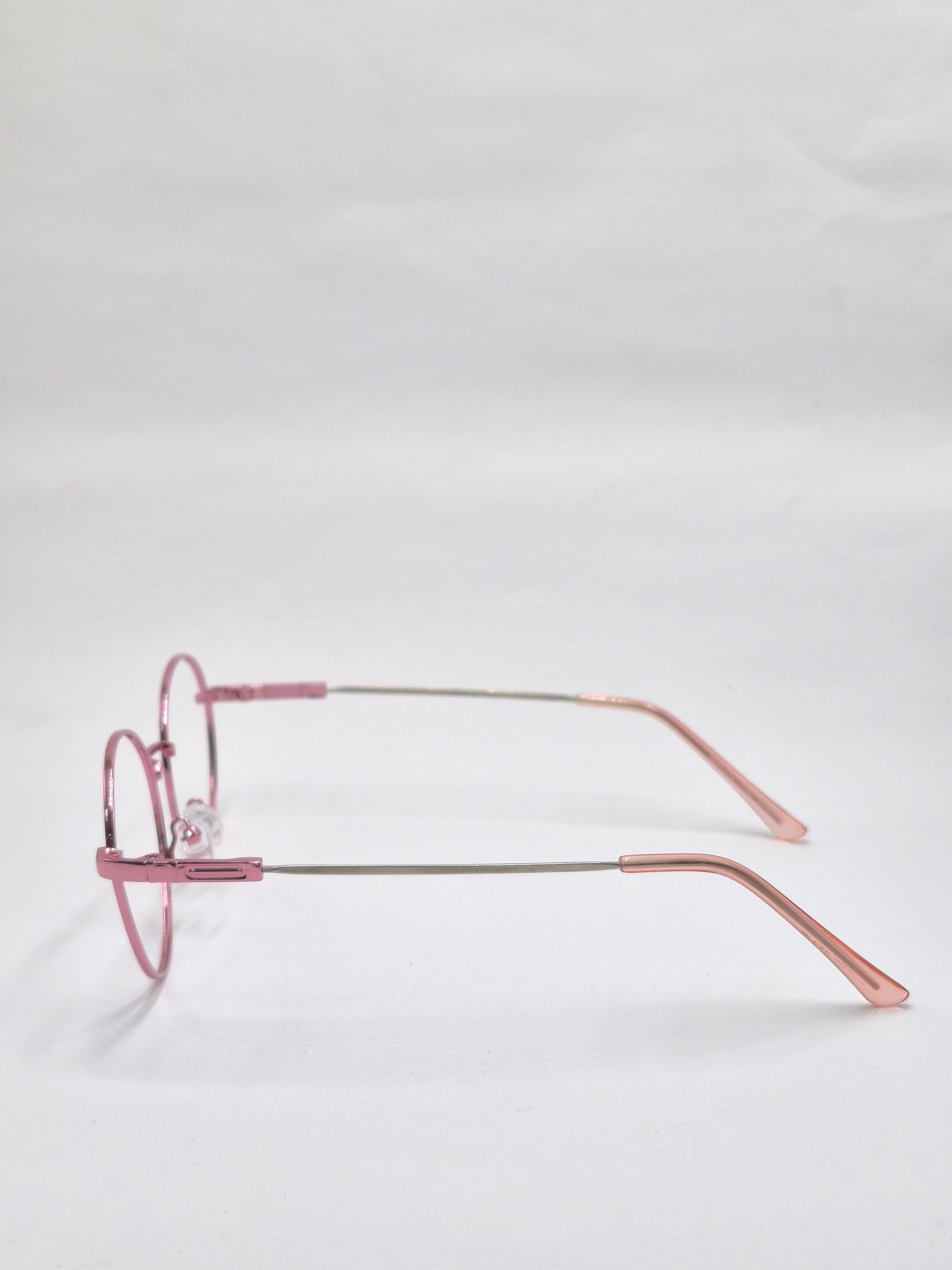vision plus metallic pink metal frame