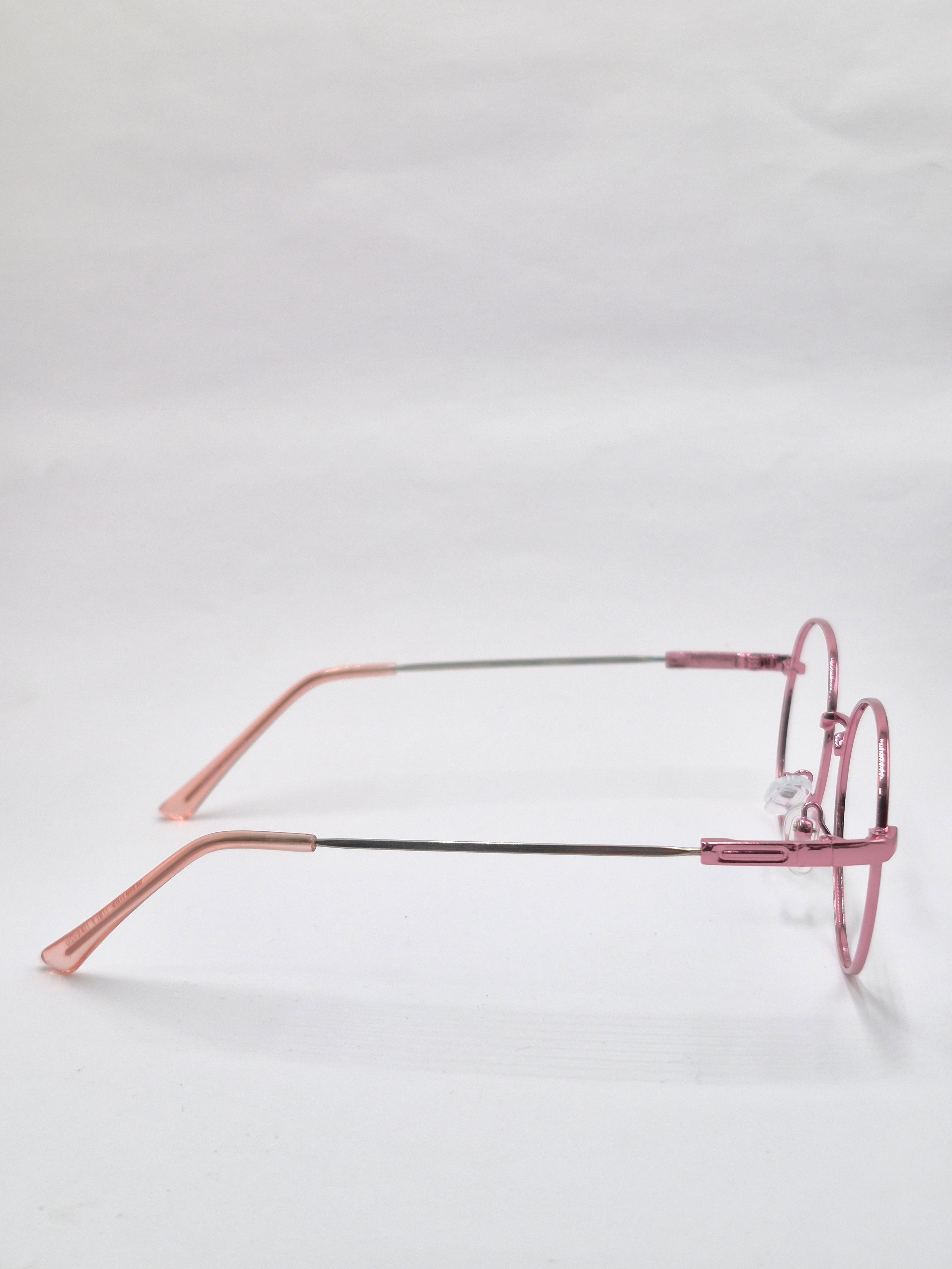 vision plus metallic pink metal frame