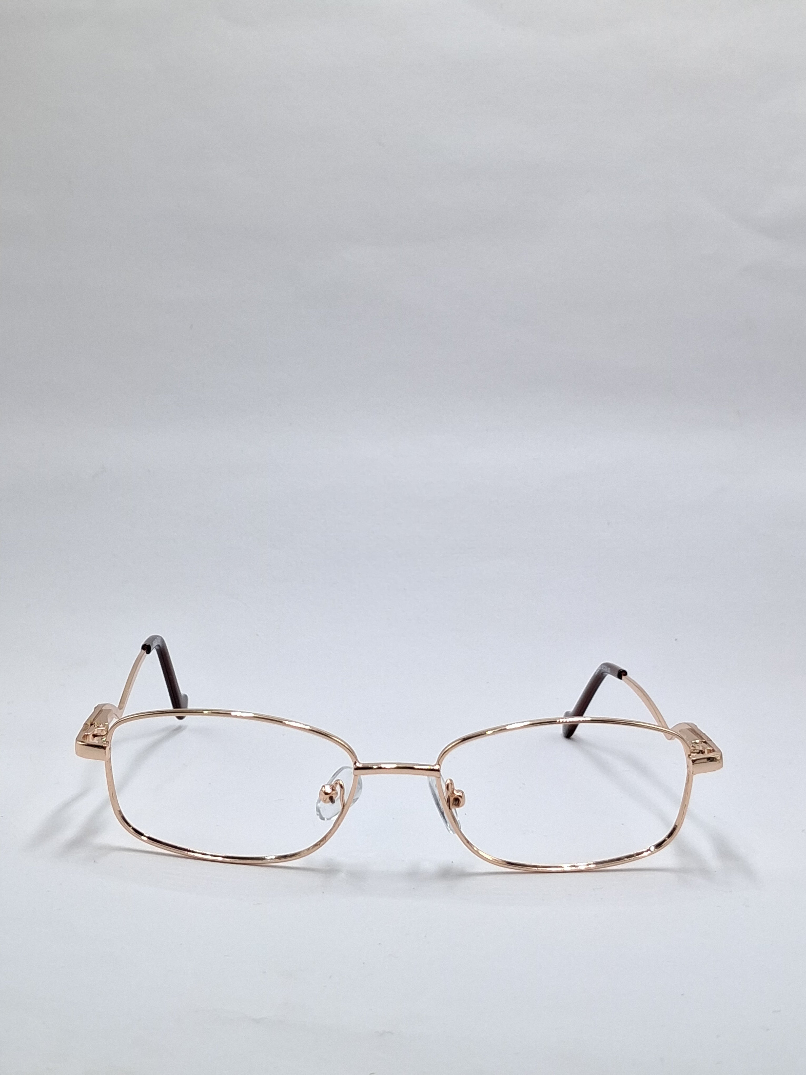 vision plus metallic premium gold metal frame