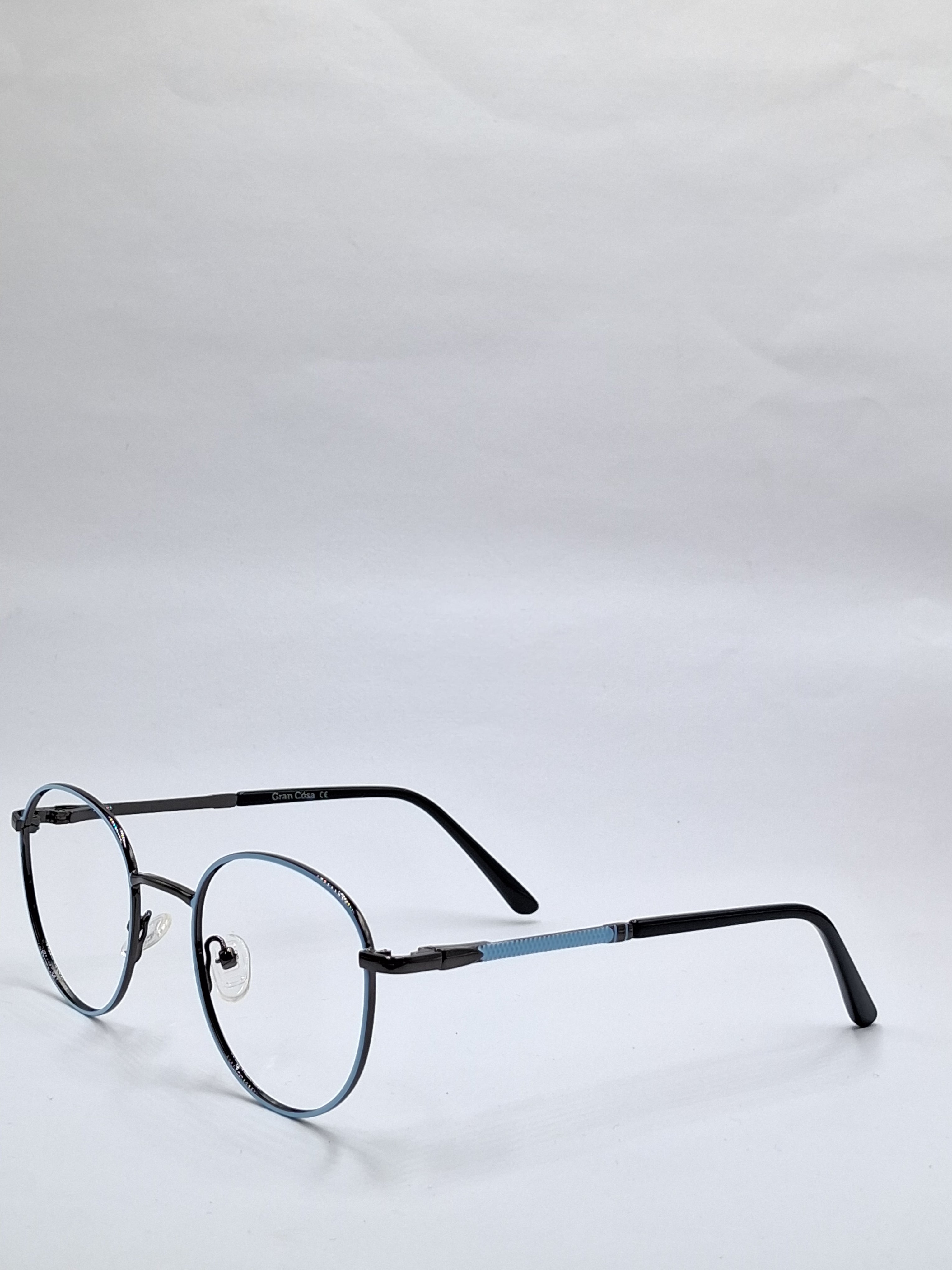 vision plus metallic sky blue metal frame