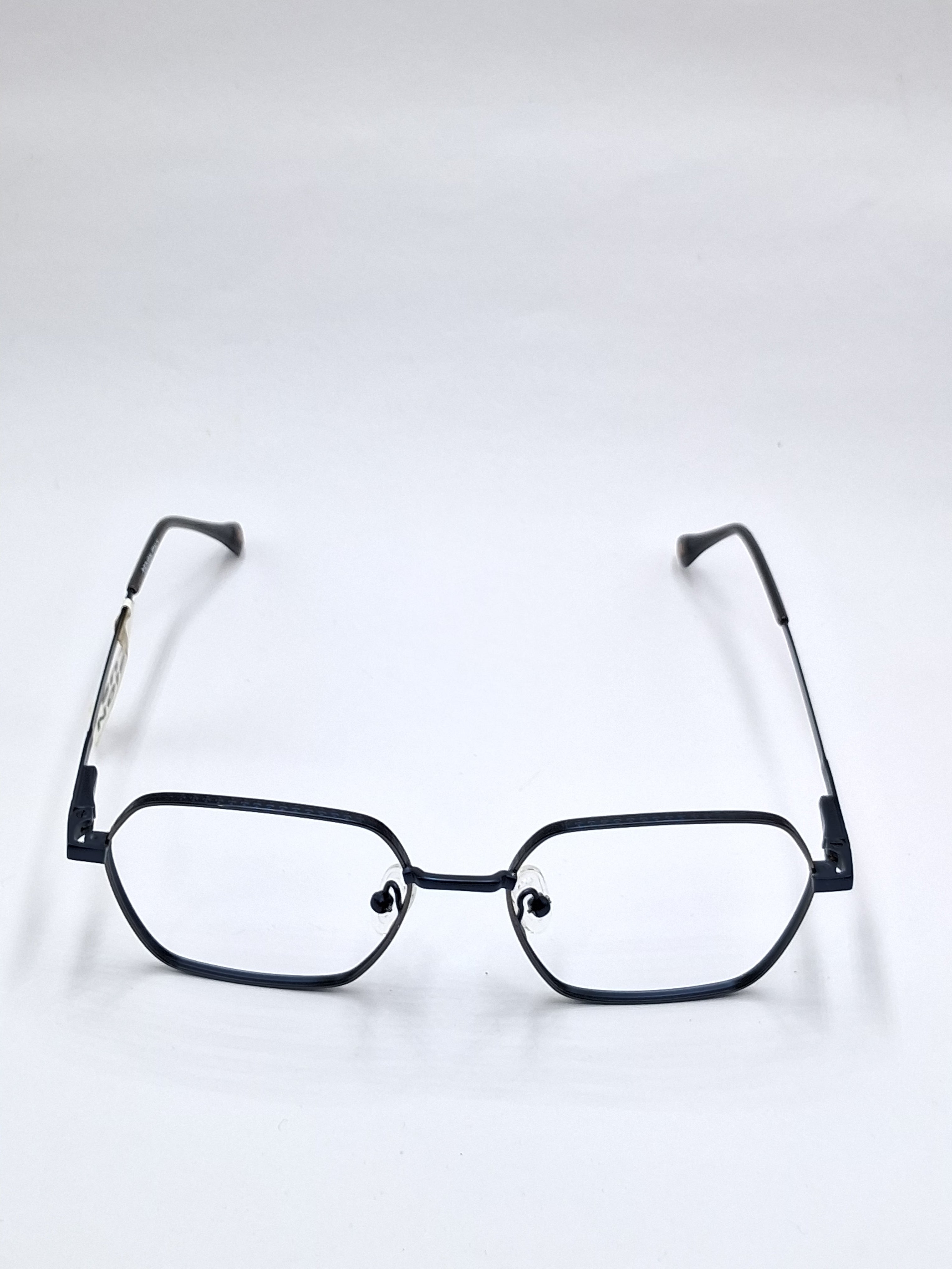vision plus metallic matte blue metal frame