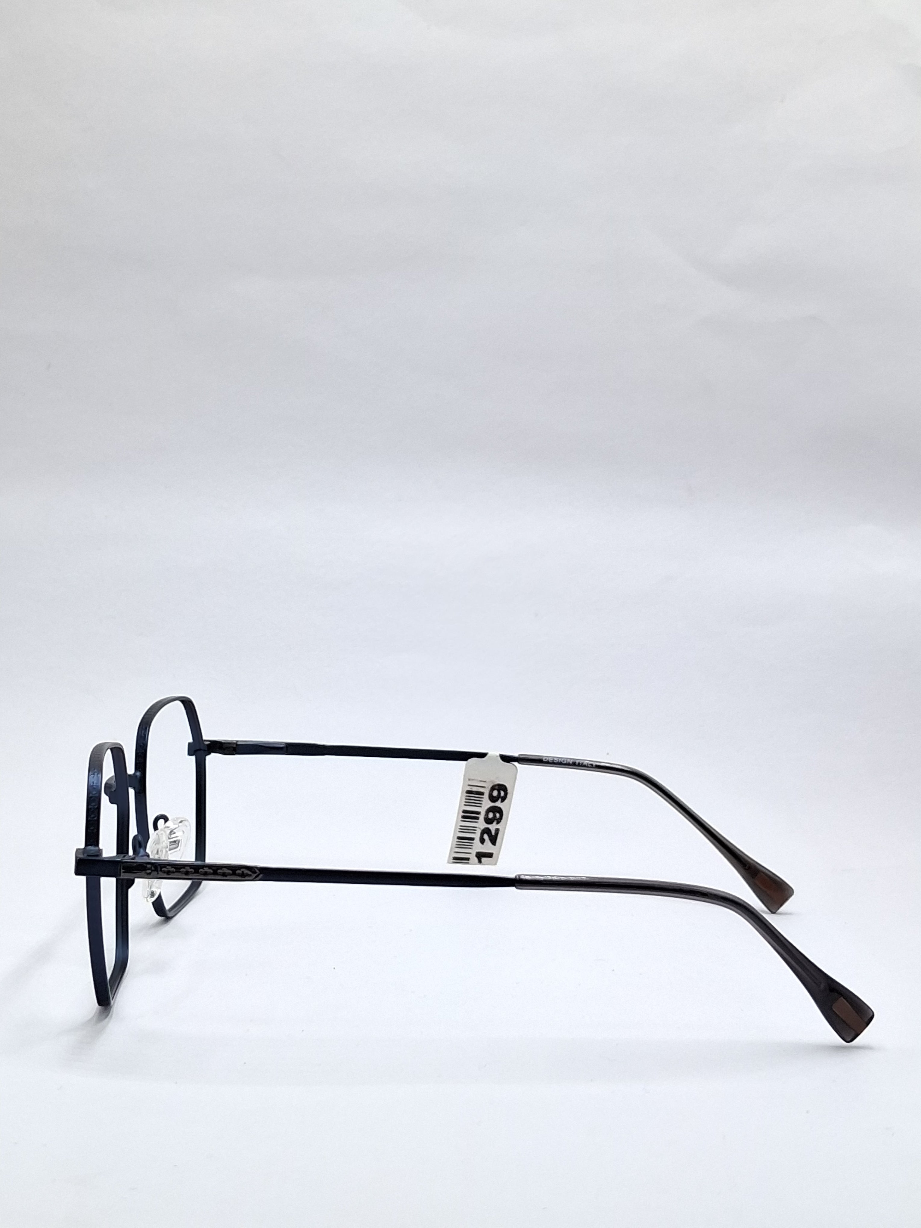 vision plus metallic matte blue metal frame