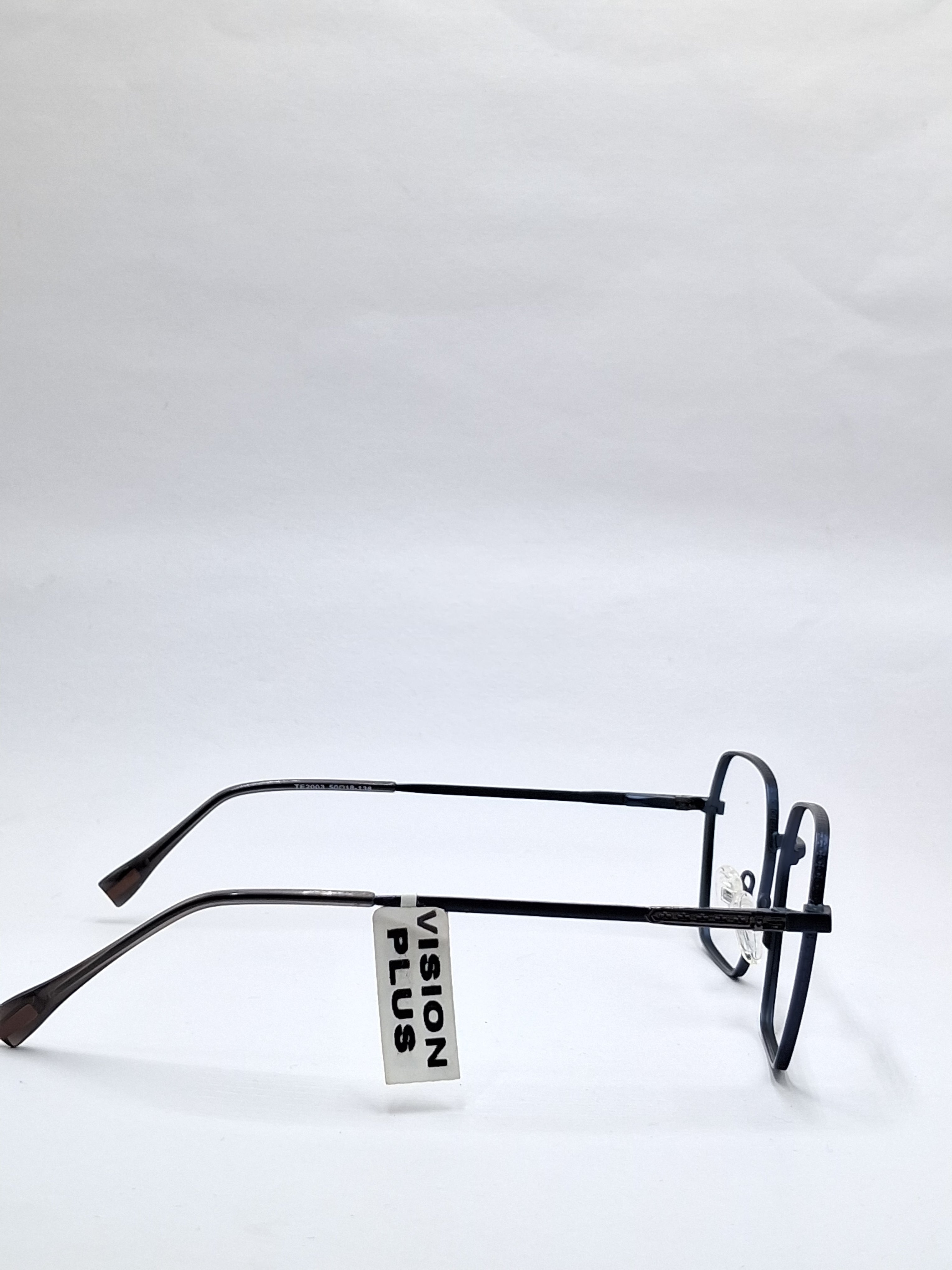 vision plus metallic matte blue metal frame